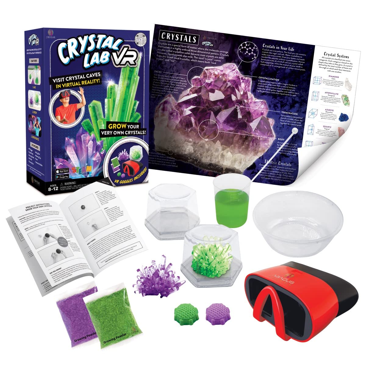 Abacus Brands Virtual Reality Crystal Lab VR - Illustrated Interactive ...