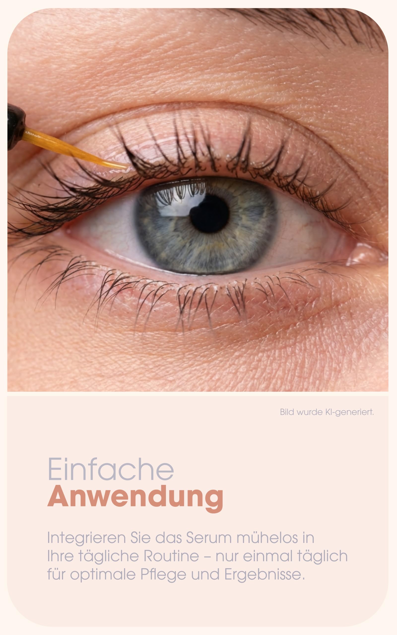 FaceEvolution Hair Plus forte Wimpernserum 4,5 ml | Intensiv Lash Serum für hochwirksame Wimpernpflege & Augenbrauenpflege, Dichtere Wimpern & Augenbrauen in 4-6 Wochen