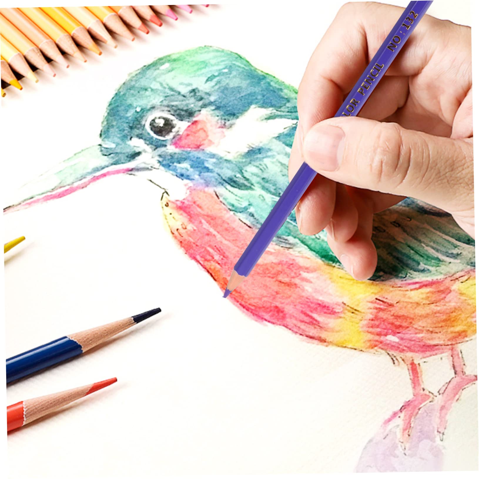 COHEALI Matite Per Schizzi Matite Da Disegno Materiale Artistico Per Dipingere e Colorare Presa Comoda e Facile Da Usare Per Disegni
