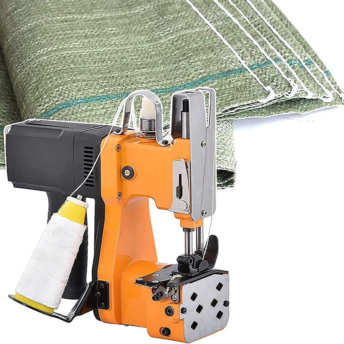 BOOZXCV Bag Closer Sewing Machine, Portable Electric Closing and Sealing Machine for Woven Bags, Snakeskin Bags, and Sacks, Fast 2s Operation, Ideal for Home and Business Use