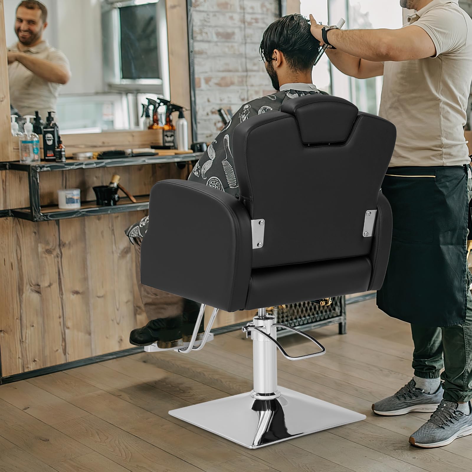 Ten　理容椅子　barber chair Amazon.com: Giantex Barber Chair, Salon Chair for Hair Stylist