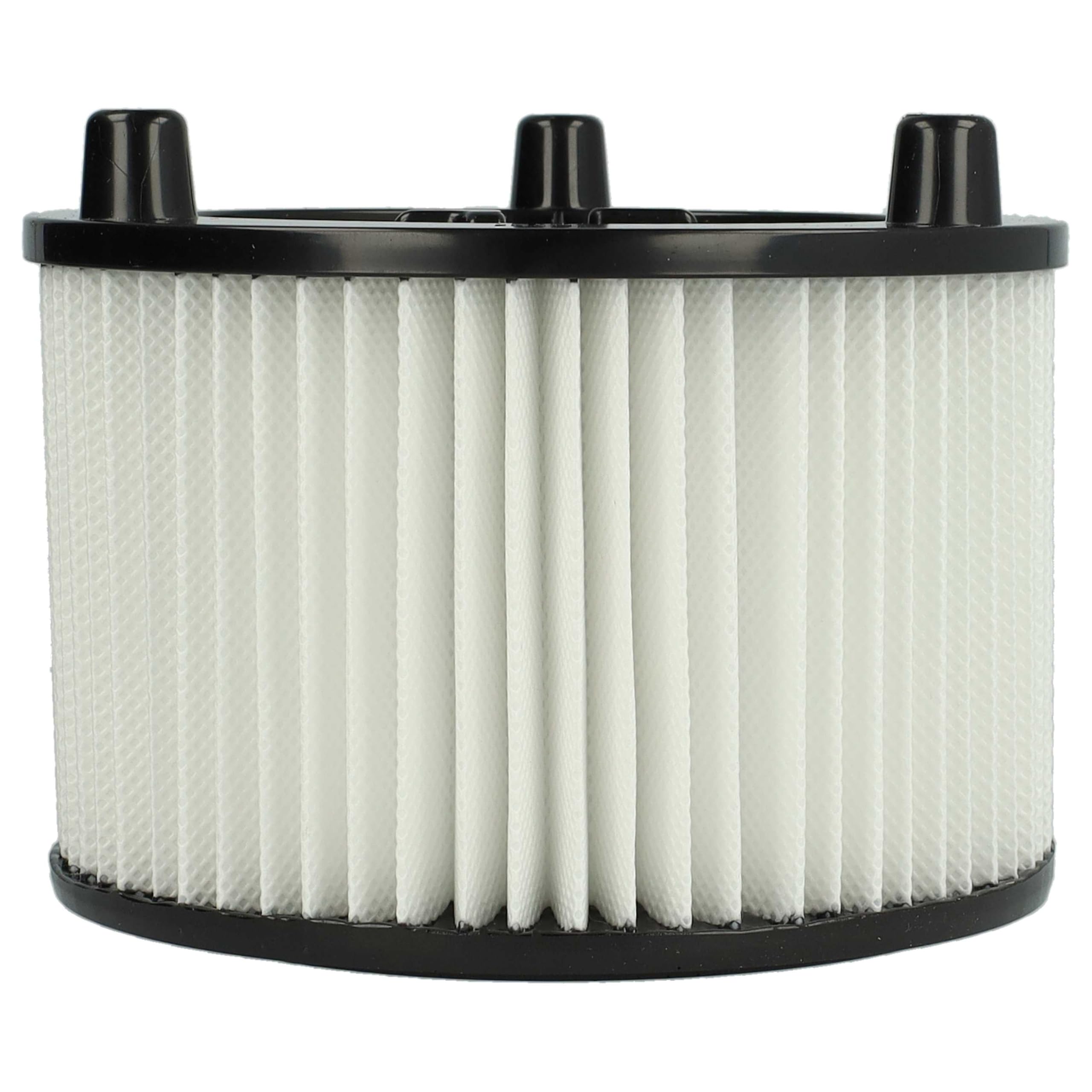 vhbw 4x Filtro plisado compatible con Bosch AdvancedVac 20 | UniversalVac 15 aspiradora - blanco lavable