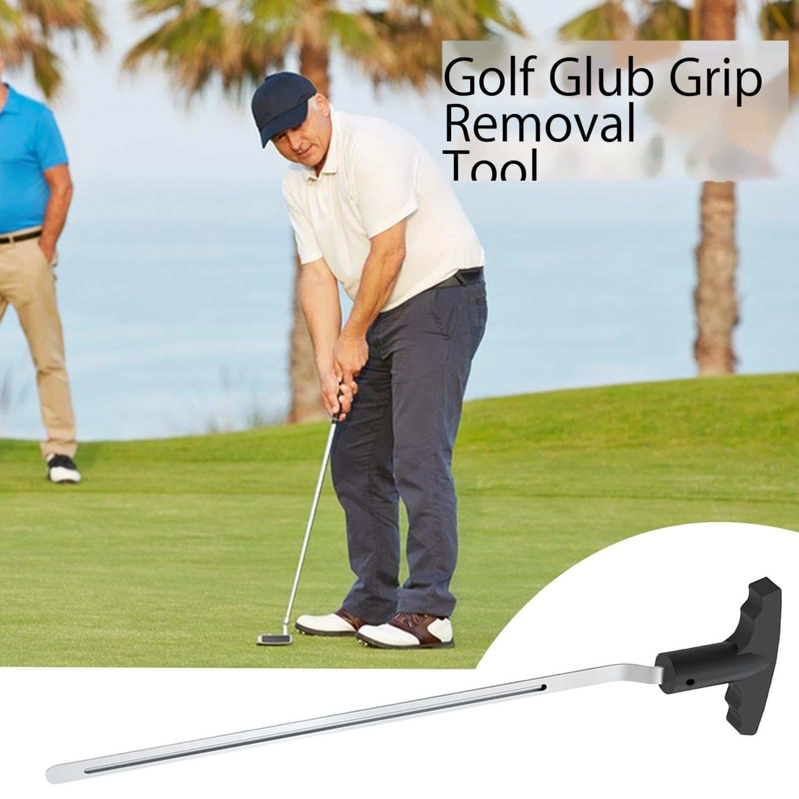 Golf Grip Remover, Grip Removal Tool, Golf Grip Saver, V- Grip Remover Grip Installation Tool Golf Grip Tool Golf Grip Replacement V- Tool Grip Removal Aid Golf Tool Remover