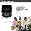 7artisans 55mm F1.4 Large Aperture Portrait Manual Focus Micro Camera Lens Fit for Sony NEX-6R NEX-7 A3000 A5000 A5100 A6000 A6300 A6500 and TUYUNG Cloth gallery image