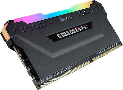 Corsair Vengeance RGB Pro 8GB (1x8GB) DDR4 3200 (PC4-25600) C16 optimizado para AMD Ryzen - Negro