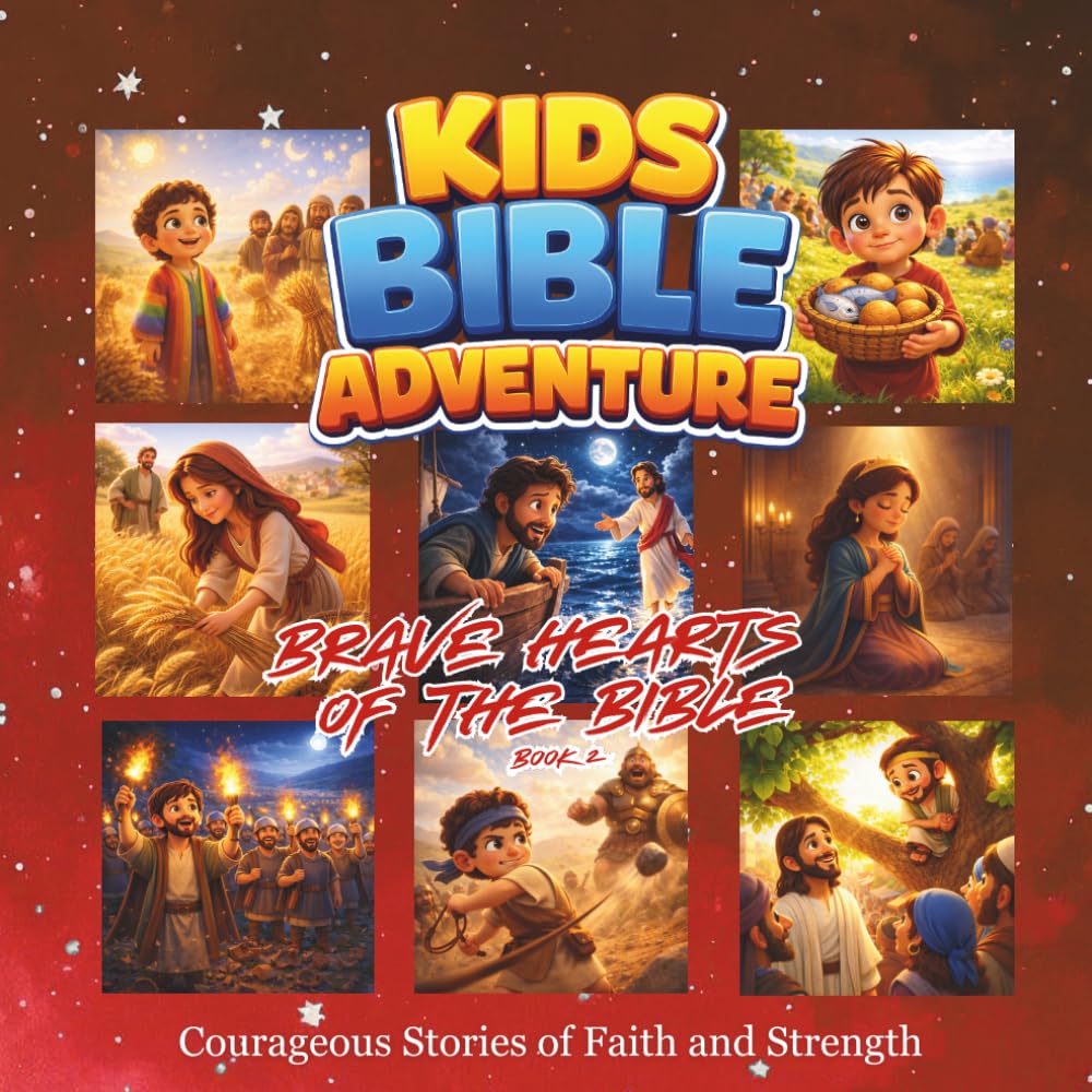 Kids Bible Adventure: Brave Hearts of the Bible: Courageous Stories of Faith and Strength