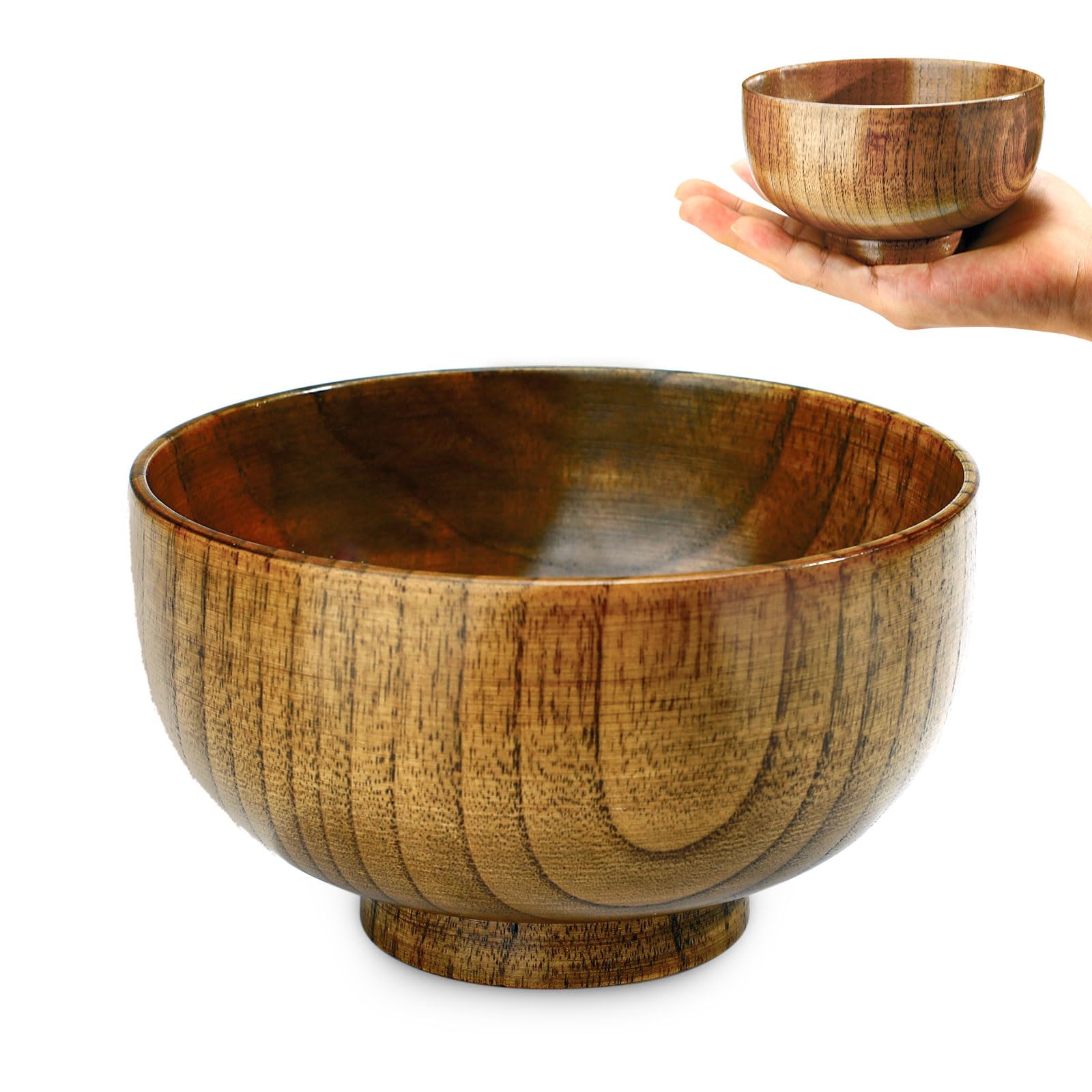 Bol à céréales en bois de 11,9 cm pour vos petits-déjeuners gourmands et sains