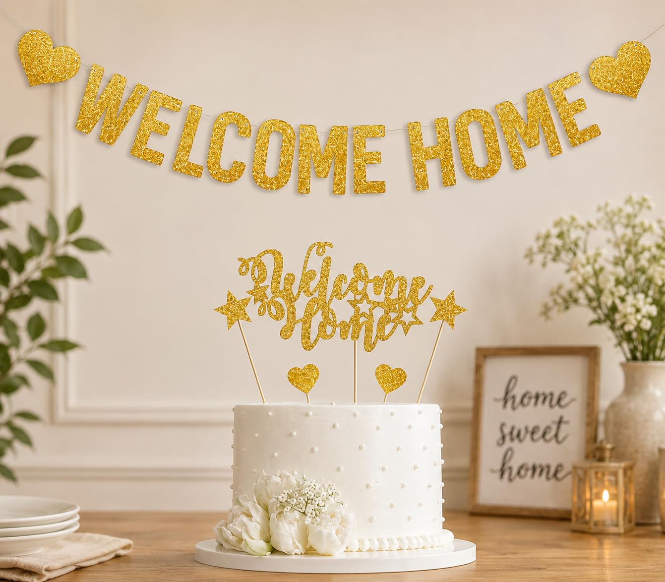 75th Birthday Cake Topper & Banner - Cheers! -12 75th Birthday Cake Topper & Banner - Cheers! -12