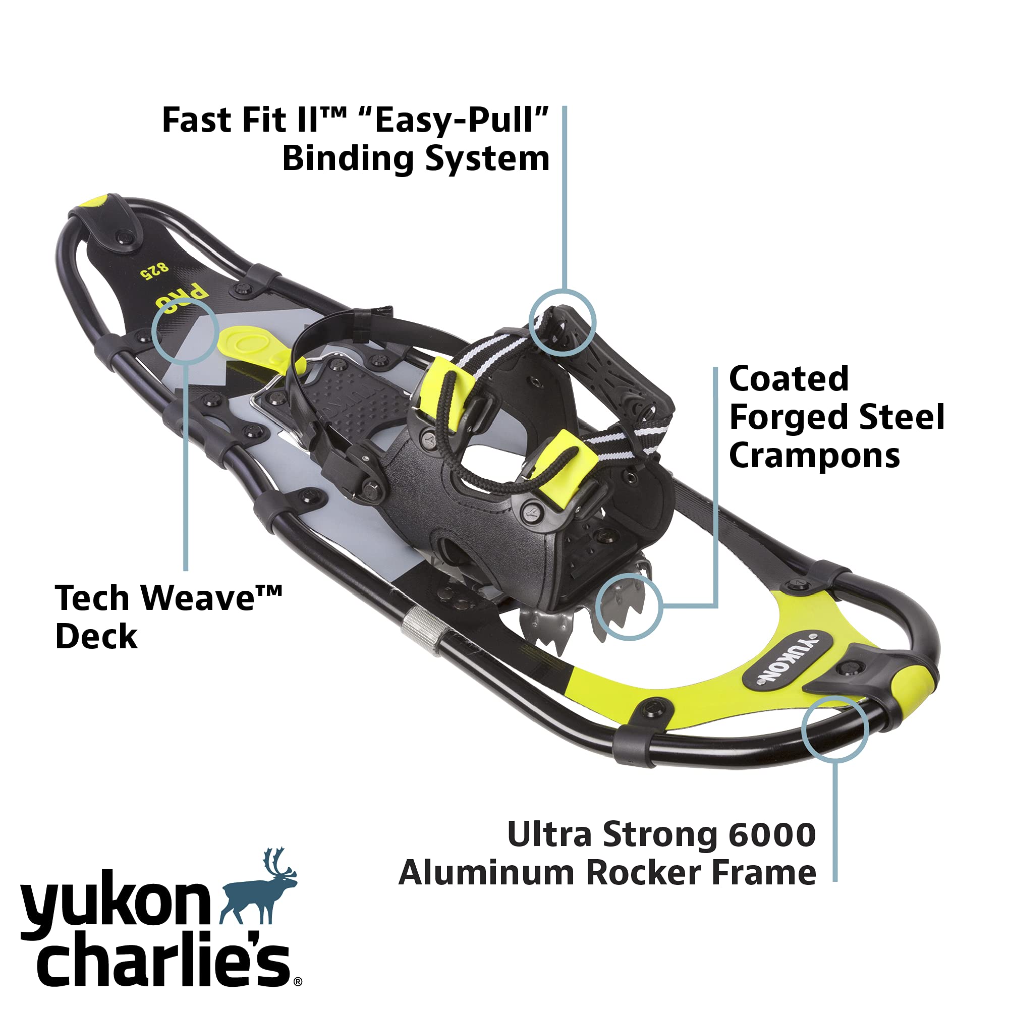 Amazon | Yukon Charlie's Pro スノーシュー 825 | Yukon