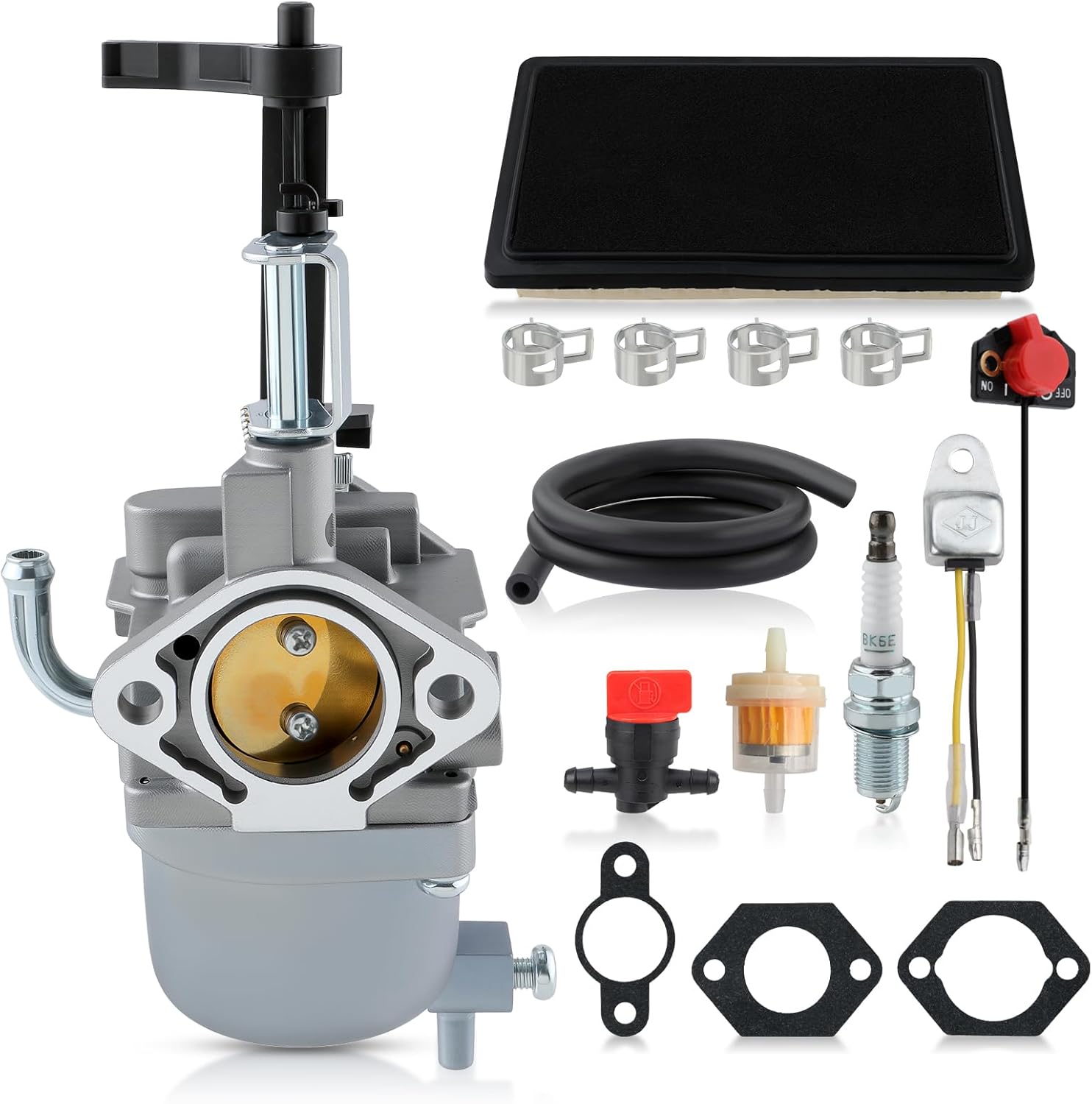 GoaMotors EX40 Carburetor with Air Filter Kit Fit for Subaru for Robin Generator 14HP EX40 EX400D EX400DS EX400SE Replaces #20B-62302-20 20B-62302-10 20B-62302-00