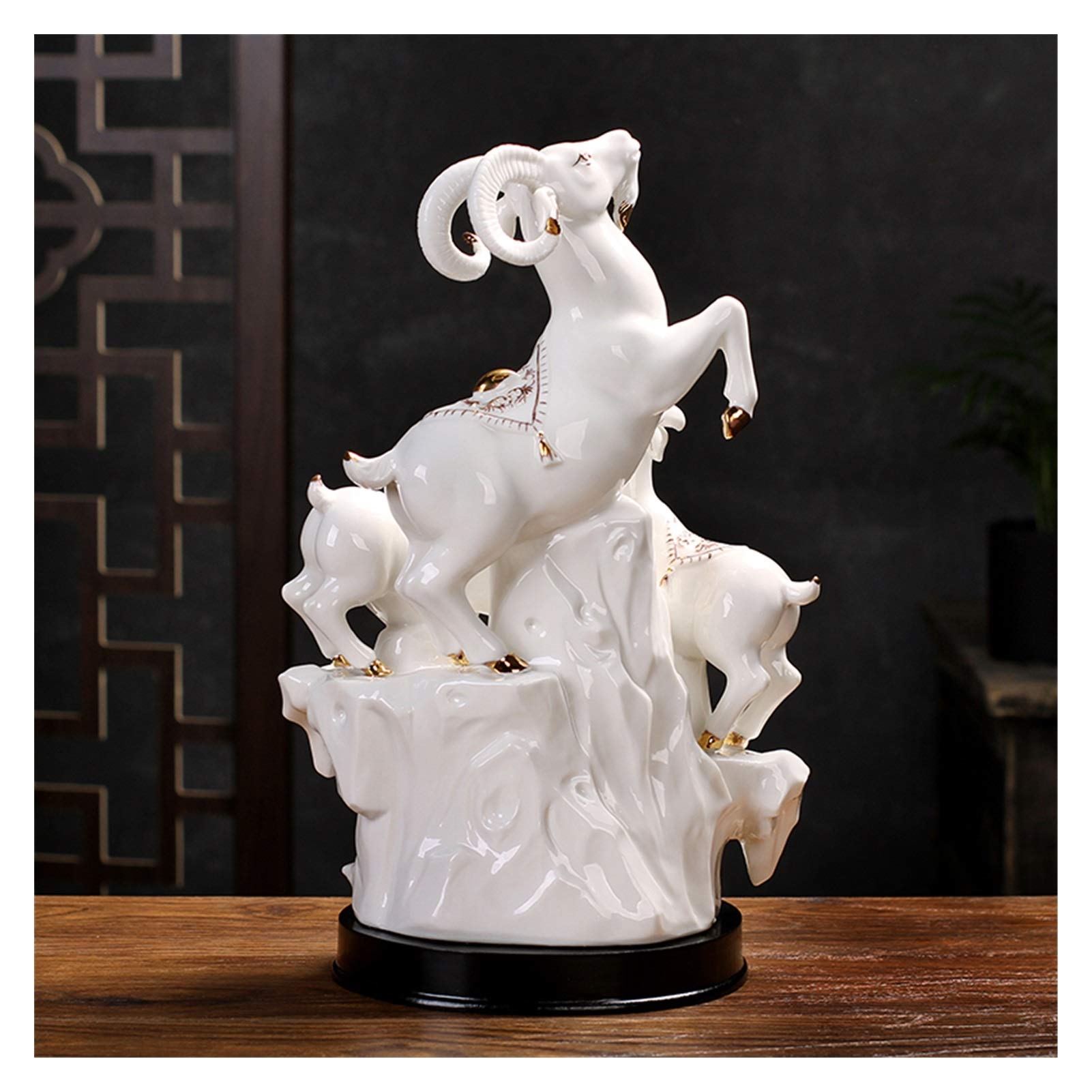 Amazon.com: zxb-shop Desktop Decoration Sanyang Kaitai Sheep