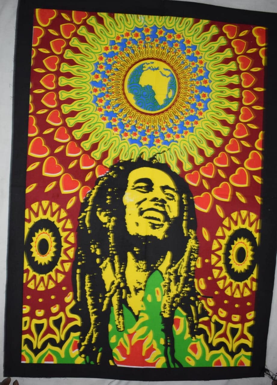 Bob Marley Wall Hanging - Bohemian Tapestry -1 Bob Marley Wall Hanging - Bohemian Tapestry -1