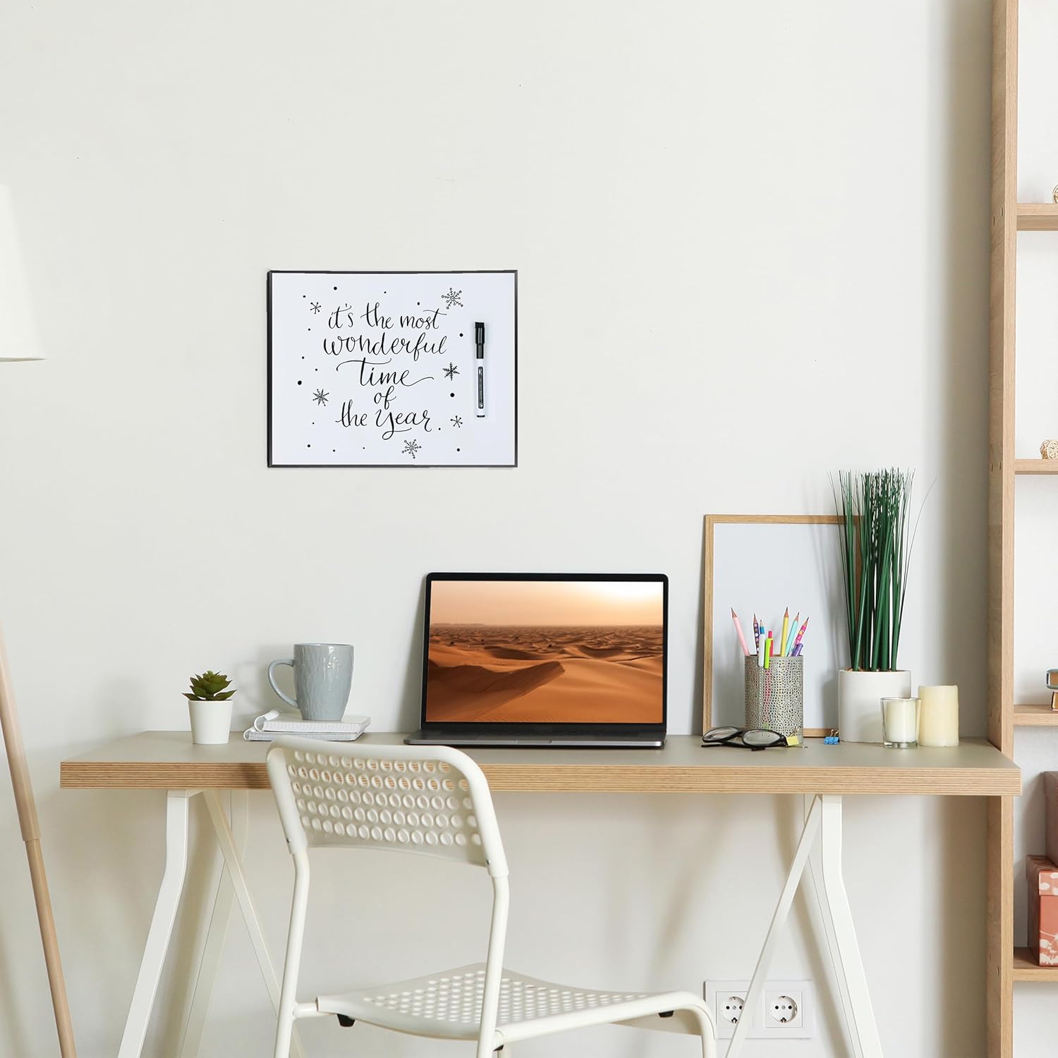 Mr. Pen- Small Dry Erase Board, 11x14 Inches, Whiteboard with Black Dry Erase Marker, Aluminum Frame, Magnetic Small White Board for Students, Home, Office and Classroom thumbnail