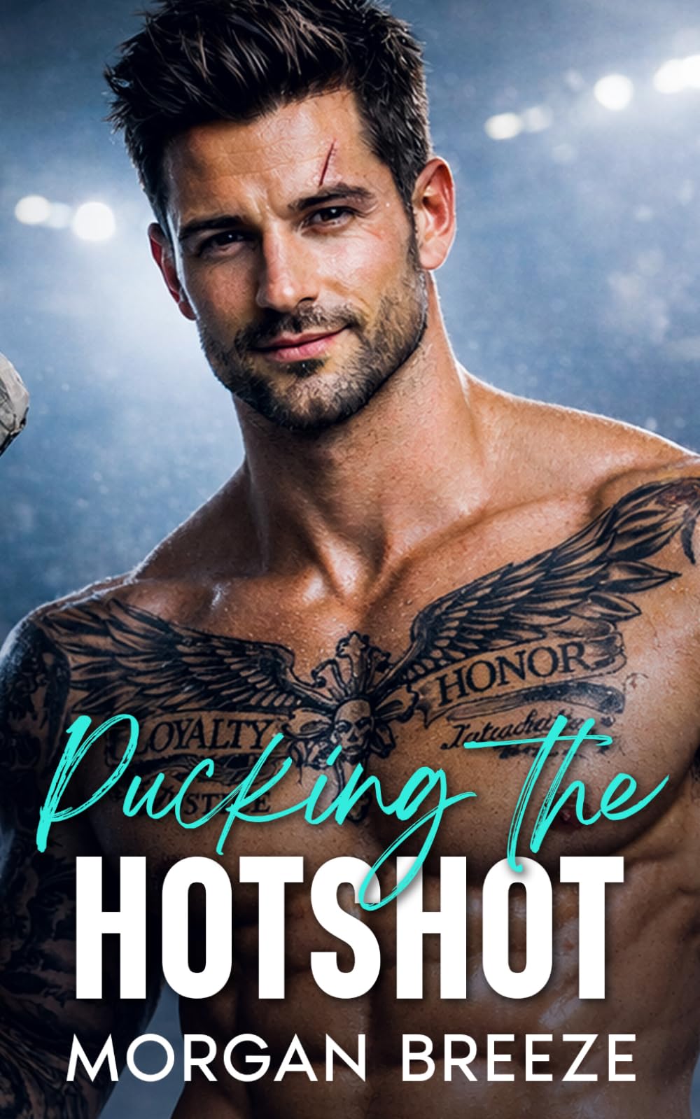 Pucking The Hotshot: A Single Dad Enemies to Lover Fake Dating Hockey Romance