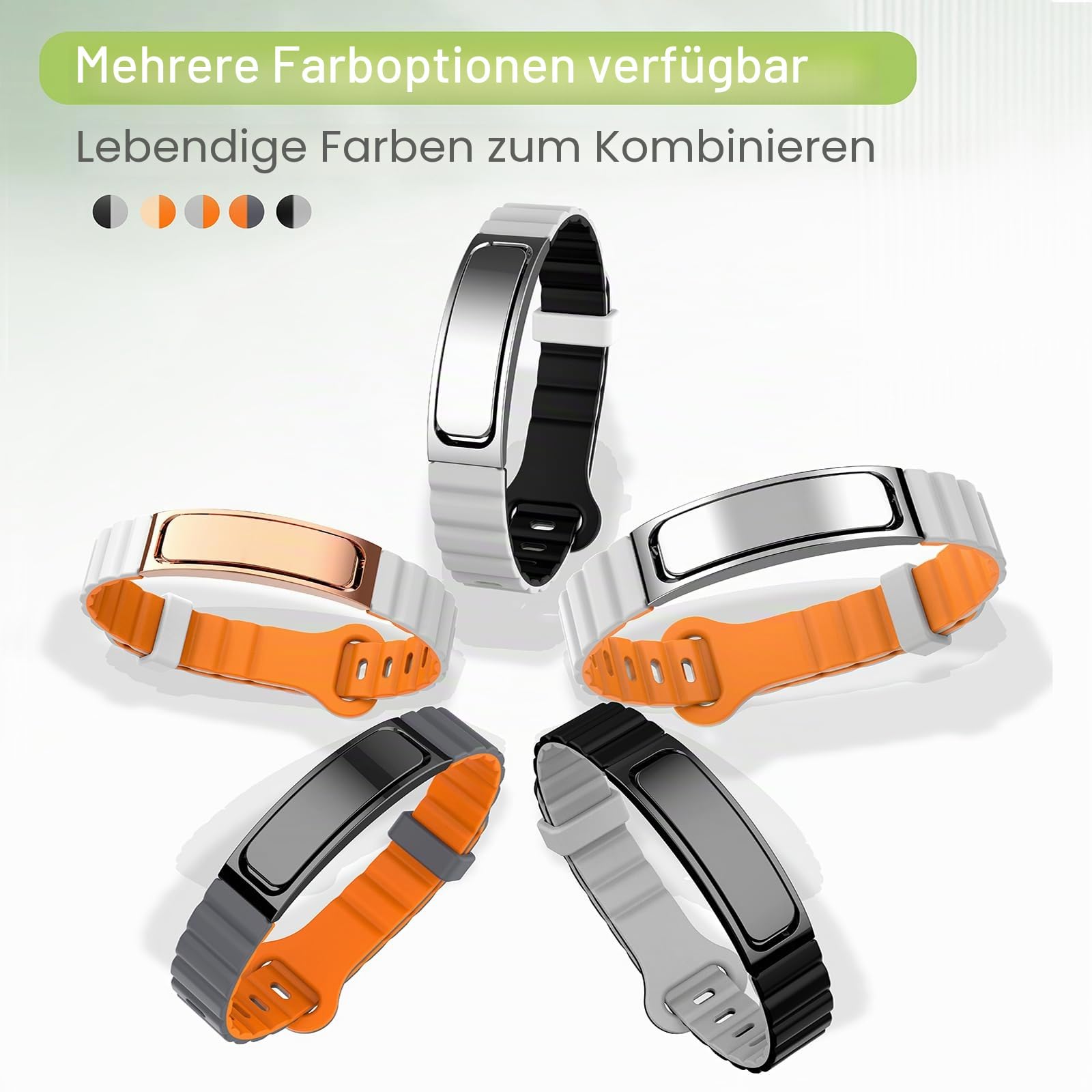 Fitness Armband Schrittzähler Armband Damen Herren Pulsmessser Schlaftracker Sportmodi Kalorienzähler IP68 Wasserdicht Fitness Tracker ohne Display Schmal Smart Armband für iOS Android