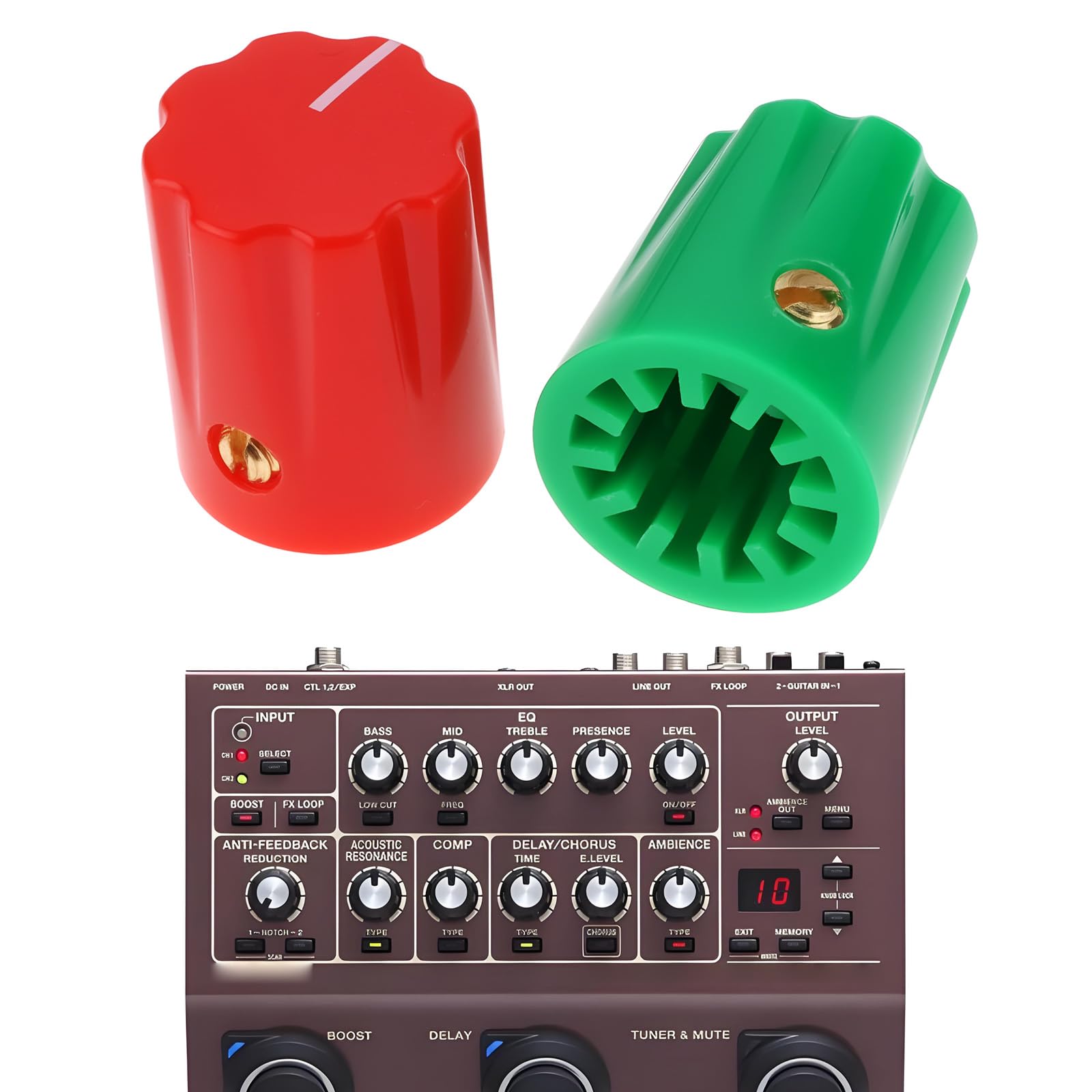 Be In Your Mind 10Pcs 1900H Style 6.35mm Potentiometer Knobs Suitable for Guitar Pedal - Image 3