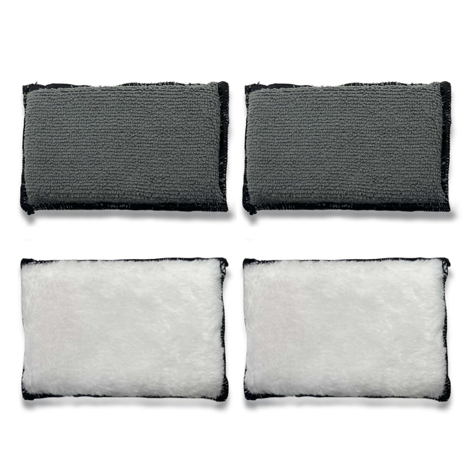 Kit 4 Spugne In Microfibra Per Pulizia Interni Auto - Morbide, Lavabili E Ultra Assorbenti - Foto 7
