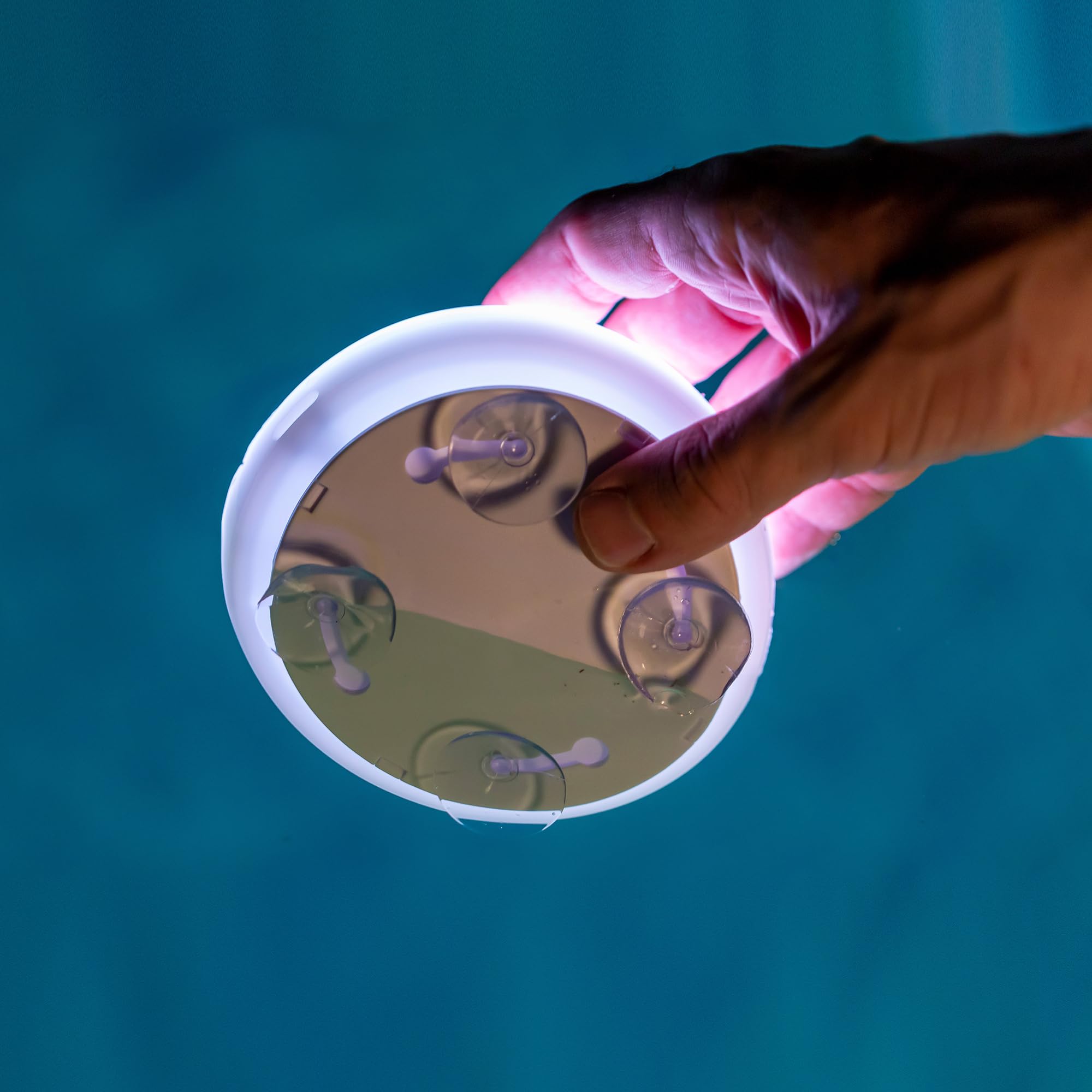 newgarden Papaya - 12 luces magnéticas recargables impermeables para pared de piscina con control remoto, IP68, potente 800 lúmenes, RGB + luz cálida, 4.5 pulgadas, 12 colores, 4 modos regulables