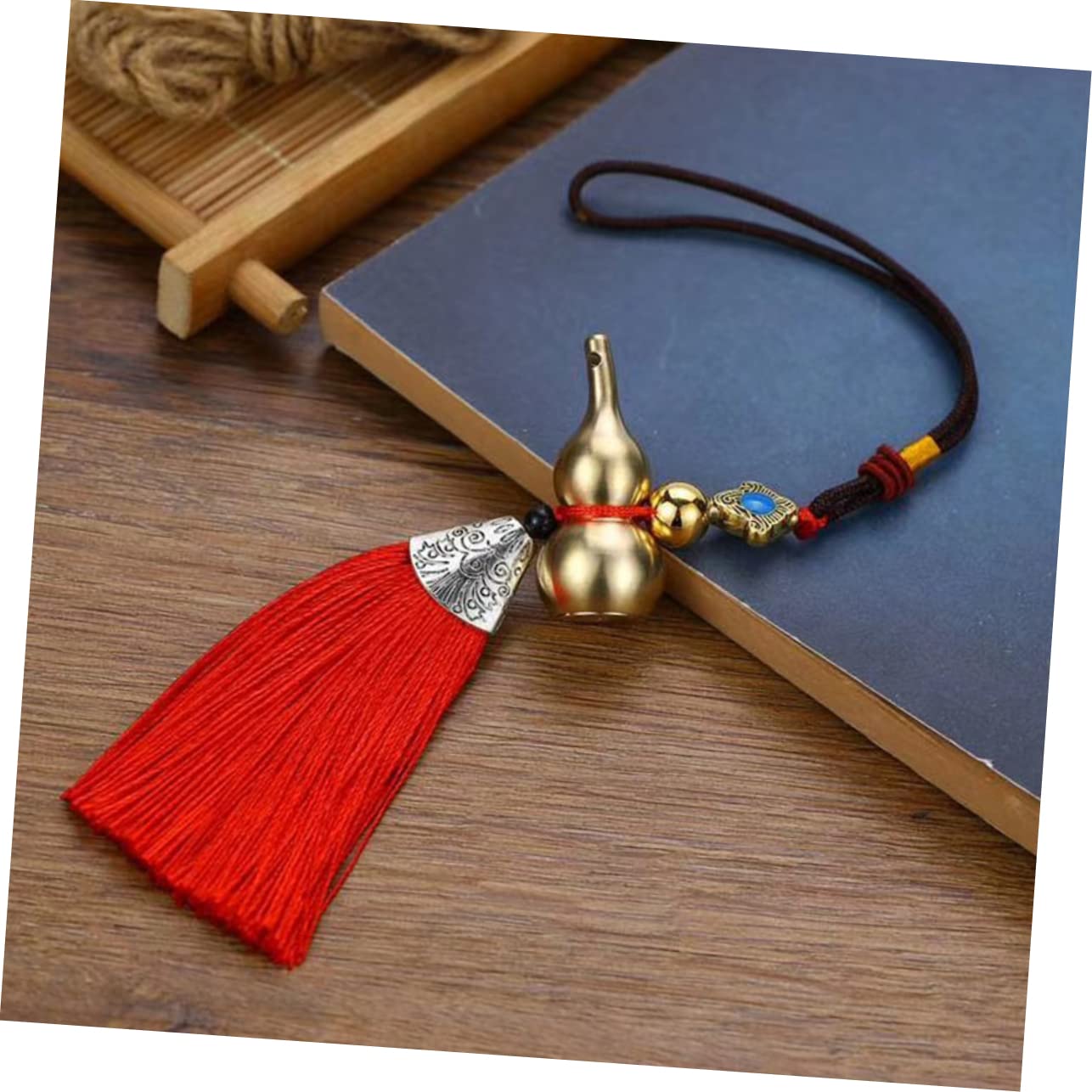 Cabilock Kupfer Kürbis Anhänger - Traditioneller Glücksbringer Für Auto & Zuhause