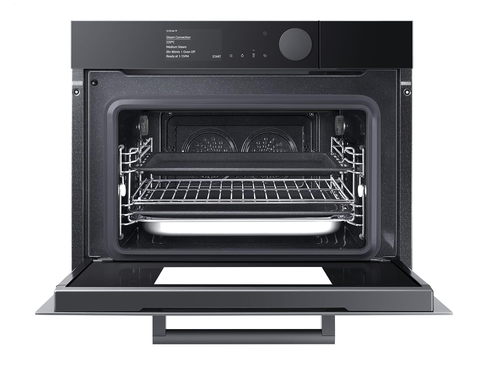Samsung NQ50T9939BD/EG Infinite Line Kompakt-Dampfbackofen Graphitgrau matt
