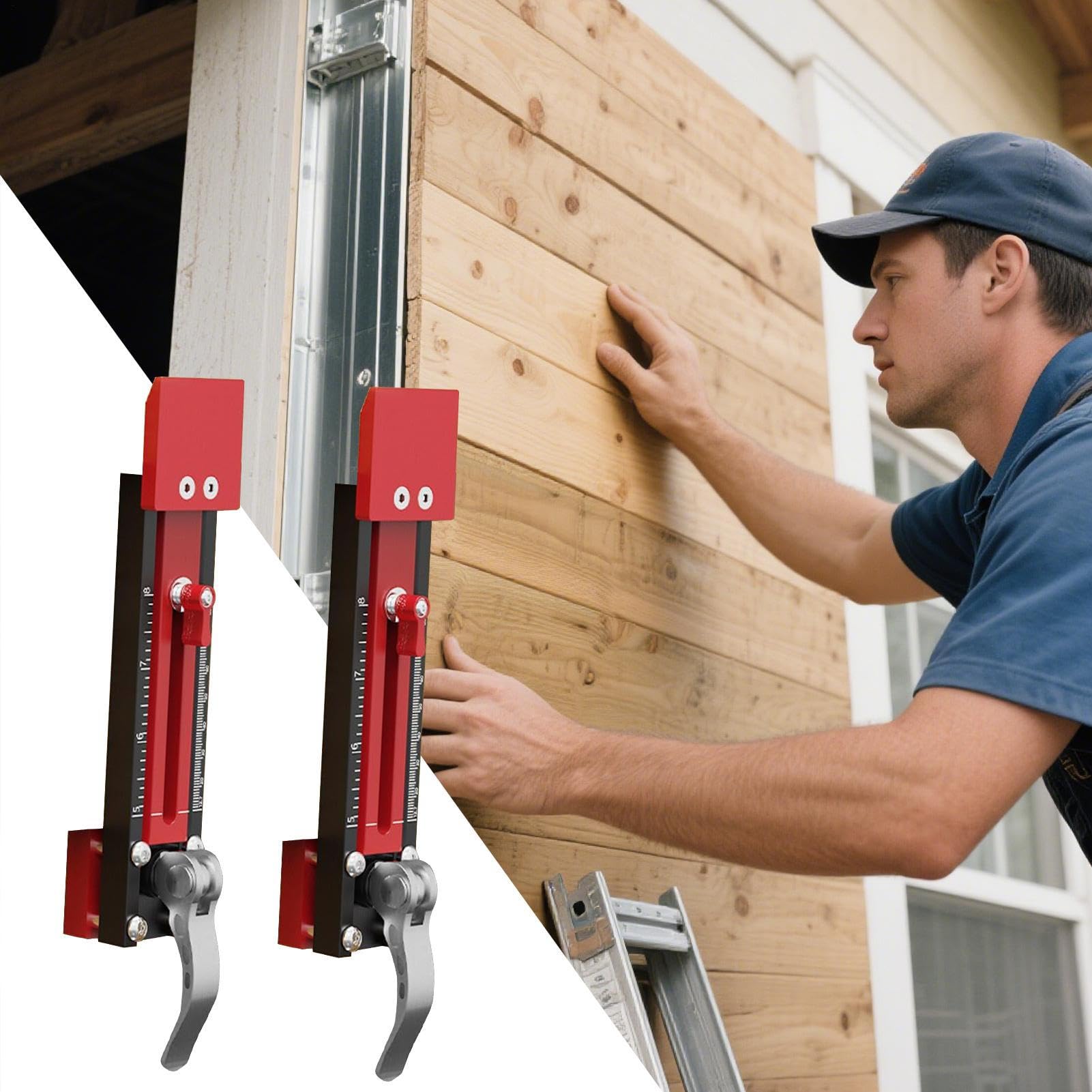 Calibro Per Rivestimenti Regolabile, Misuratore Angoli, Riga A | 2 Pezzi Calibro Per Kit Montaggio Rivestimenti Metallici Misura Angoli, Set Righelli A Sovrapposizione