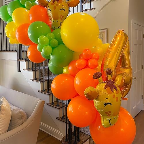 Miniatura 8 de Kit de arco de guirnalda de globos naranjas de 90 piezas de diferentes tamaños, 1812105 pulgadas, globos naranja quemado para Acción de Gracias,