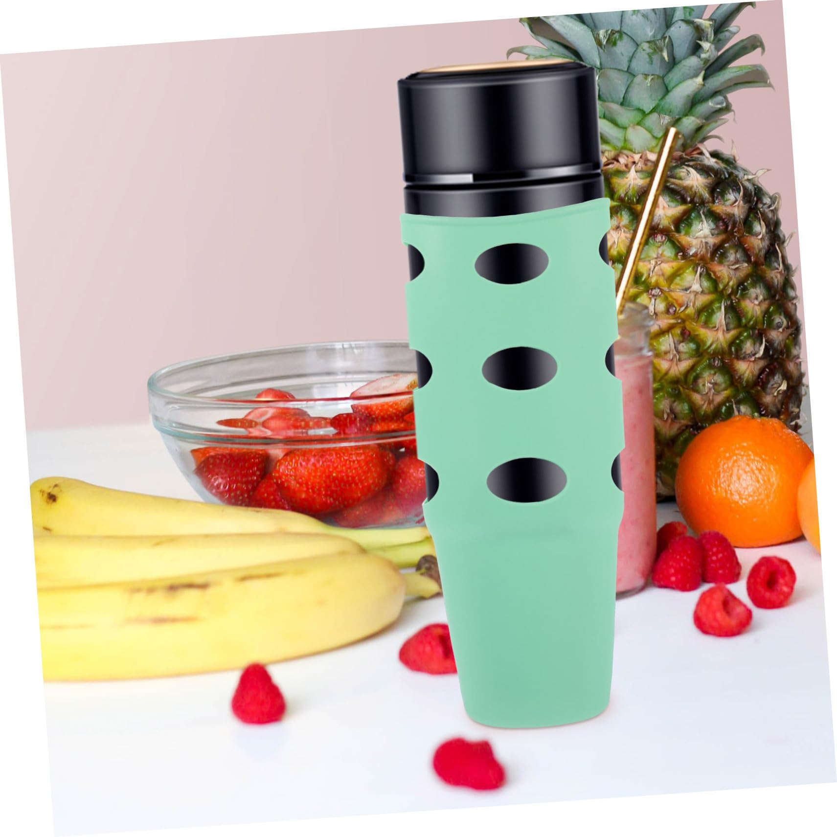 BESPORTBLE Cubierta Protectora De La Taza Suministros De Botella Funda Antideslizante Para Botella Protector De Fondo De Botella De Silicona Bota De Botella De Agua Gel De Sílice