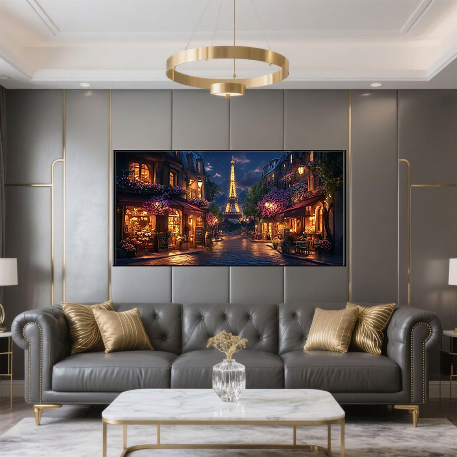 5D Diamentowe Malarstwo Miasto Dorośli Rzemiosło Dla Dzieci DIY Rysunki Z Sztuką Diamenty Dziewczyna Diamentowe Obrazy Wieża Ścieg Krzyżowy Diament Zestaw Do Malowania z Akcesoriami Początkujący