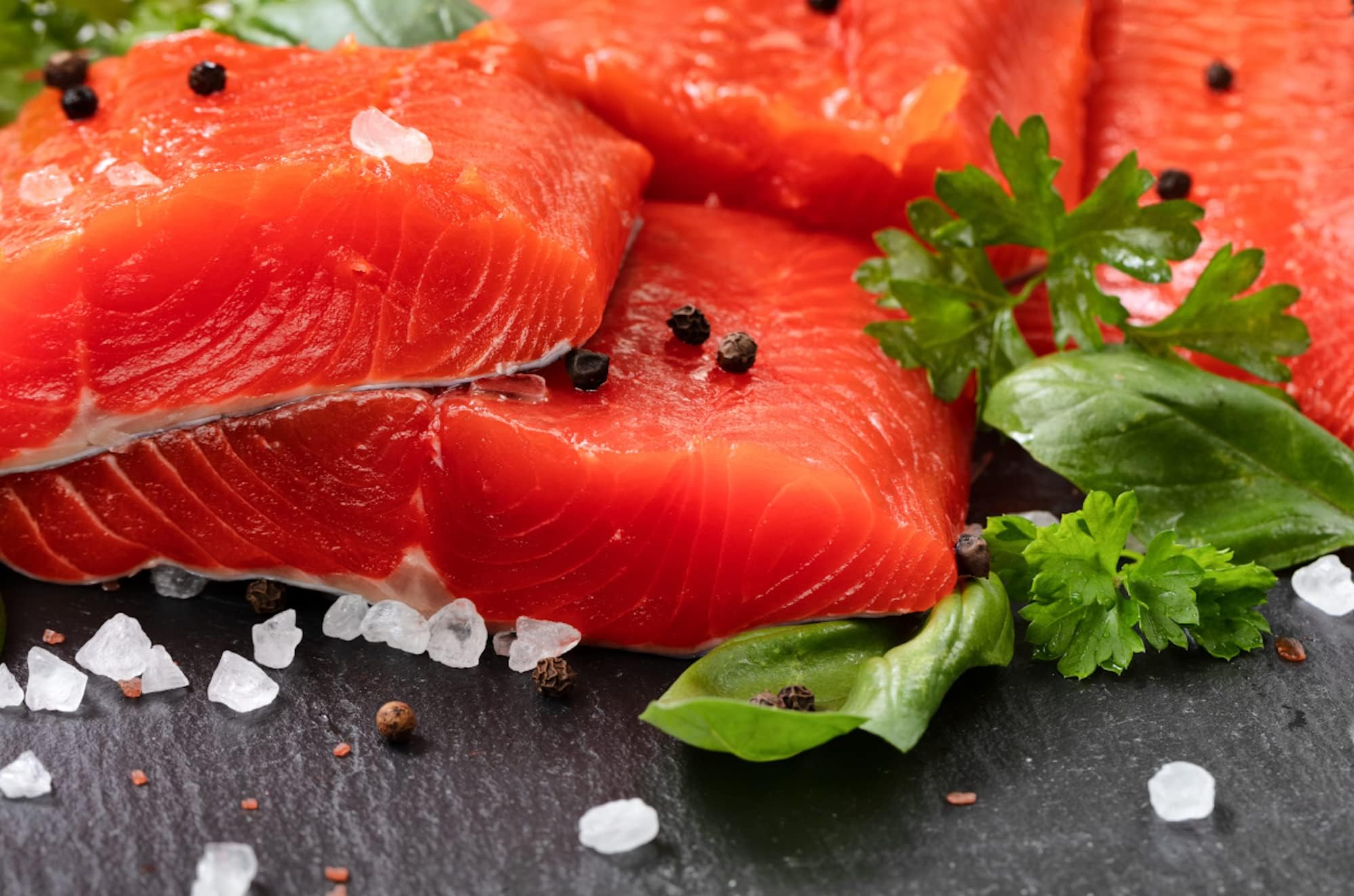 King Salmon Whole, Troll Caught, Wild | 2 Fish | Premium Gourmet Seafood | Fresh Fish | All Fresh Seafood