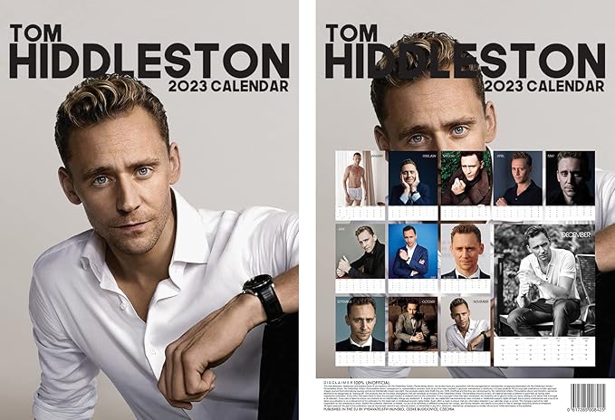 Tom Hiddleston Calendar 2023 : Amazon.ca: Office Products Tom Hiddleston Calendar 2023 : Amazon.ca: Office Products