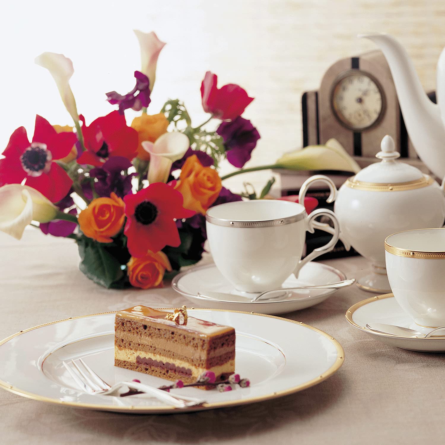 Amazon.co.jp: Noritake ノリタケ プレート 23.5cm ロシェルゴールド 1 
