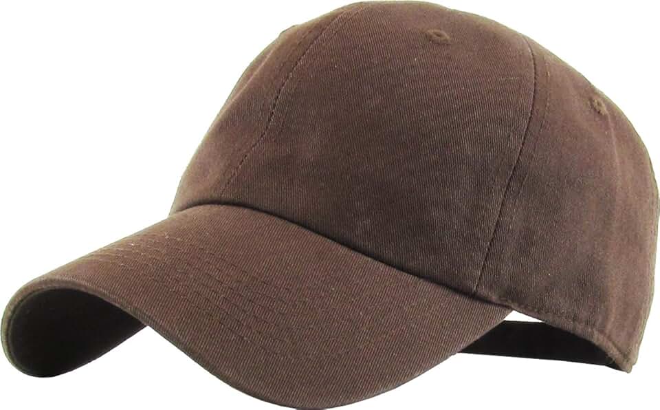 brown baseball hat