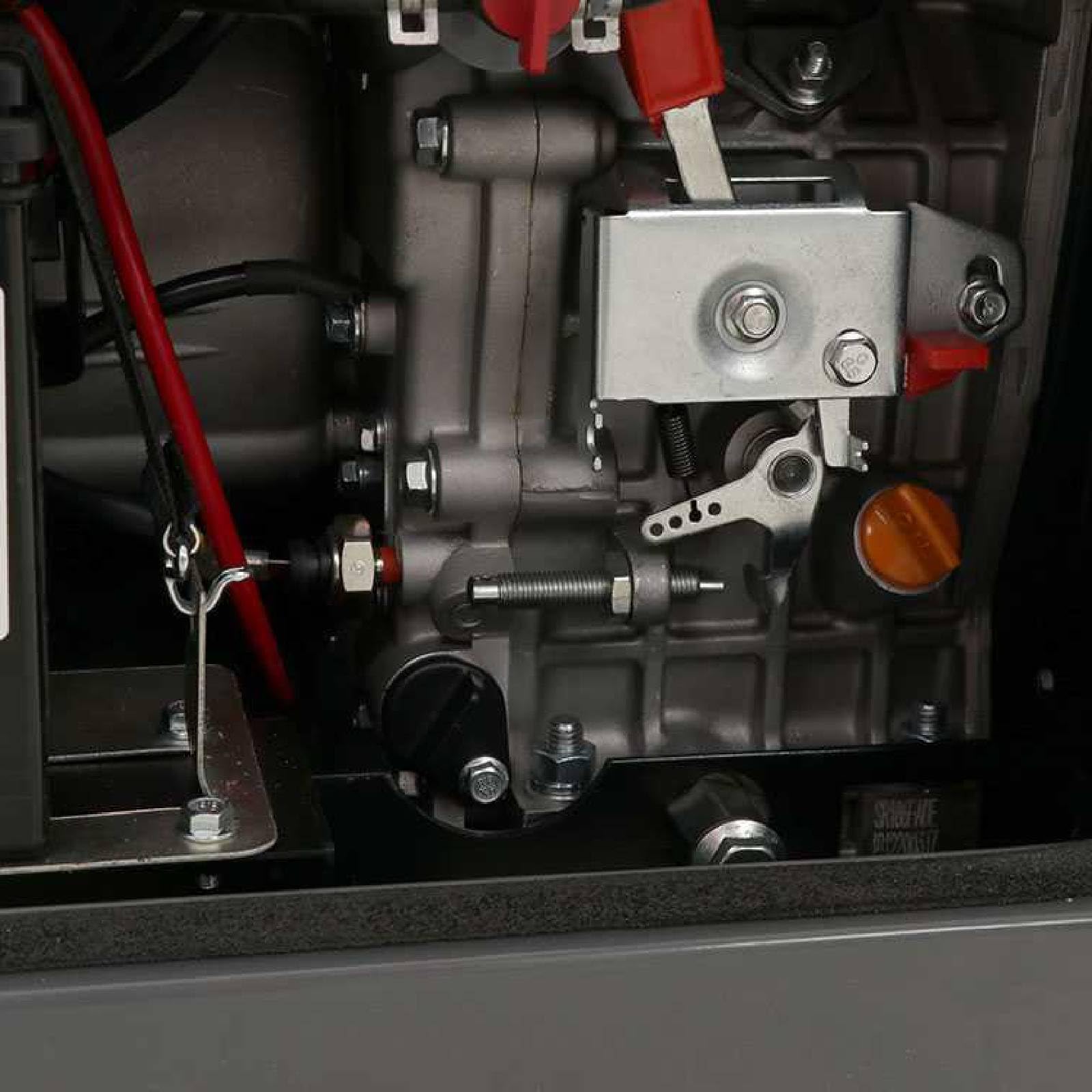 La zappa Generatore "PMD 5000 S" motore OHV monofase con funzionamento a diesel e avviamento elettrico 5000 W