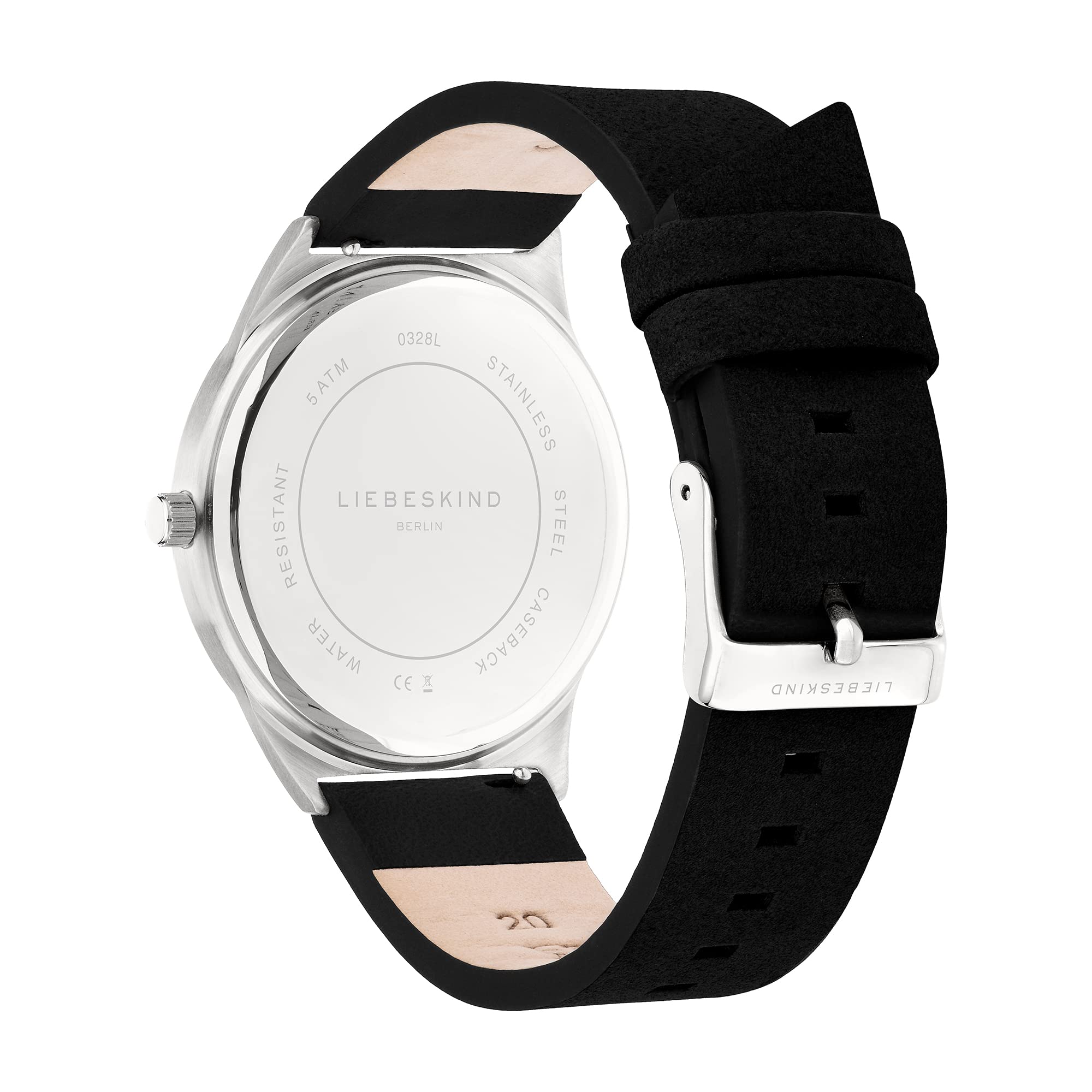 Liebeskind Time & Jewel Unisex analogowy zegarek kwarcowy z bransoletką z prawdziwej skóry LT-0328-LQ