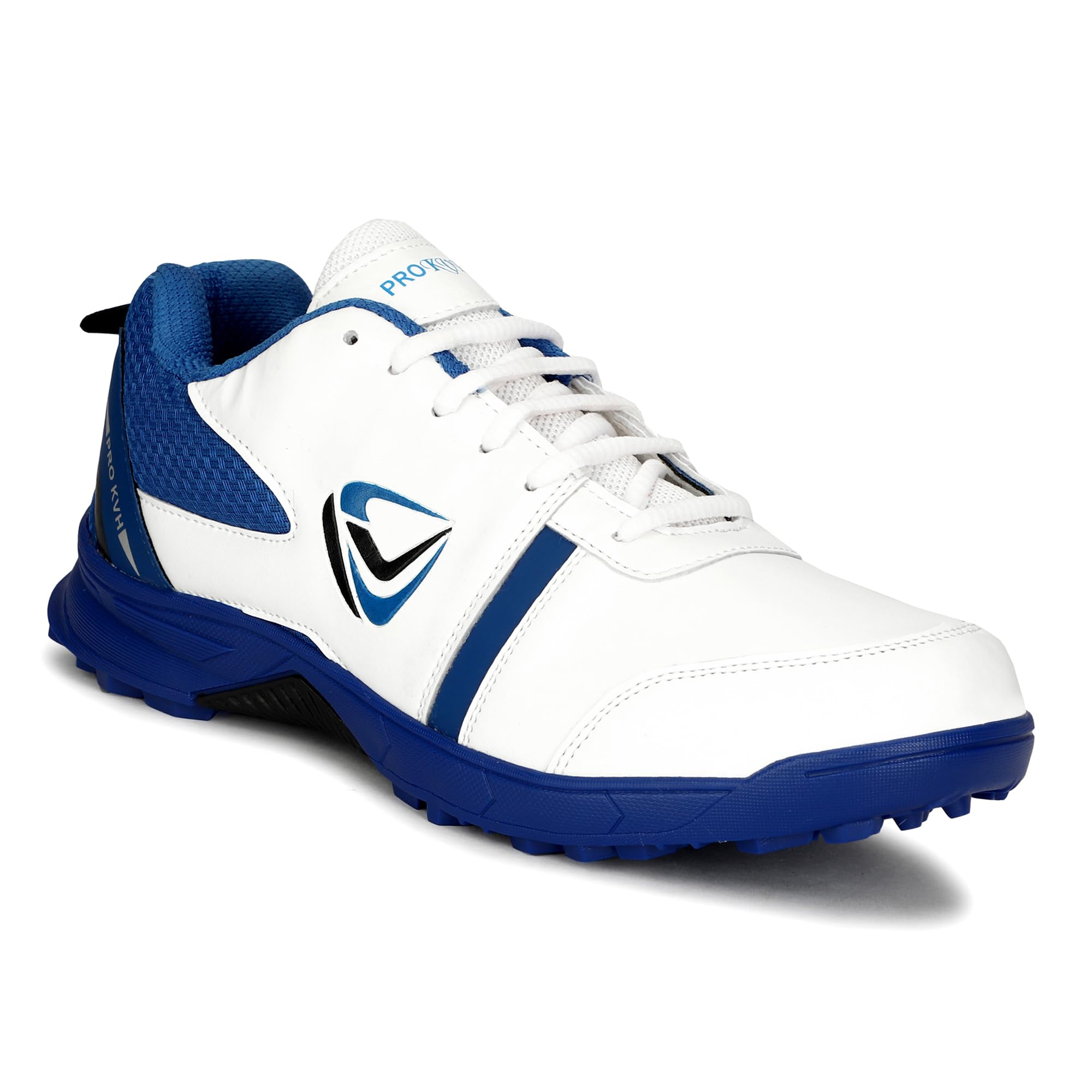 PRO KVH Plus 2.0 Cricket Shoes for Men|Lightweight & Durable All-Round Performance Cricket Shoes|PVC Studs Spikes Sports Shoe for Unisex