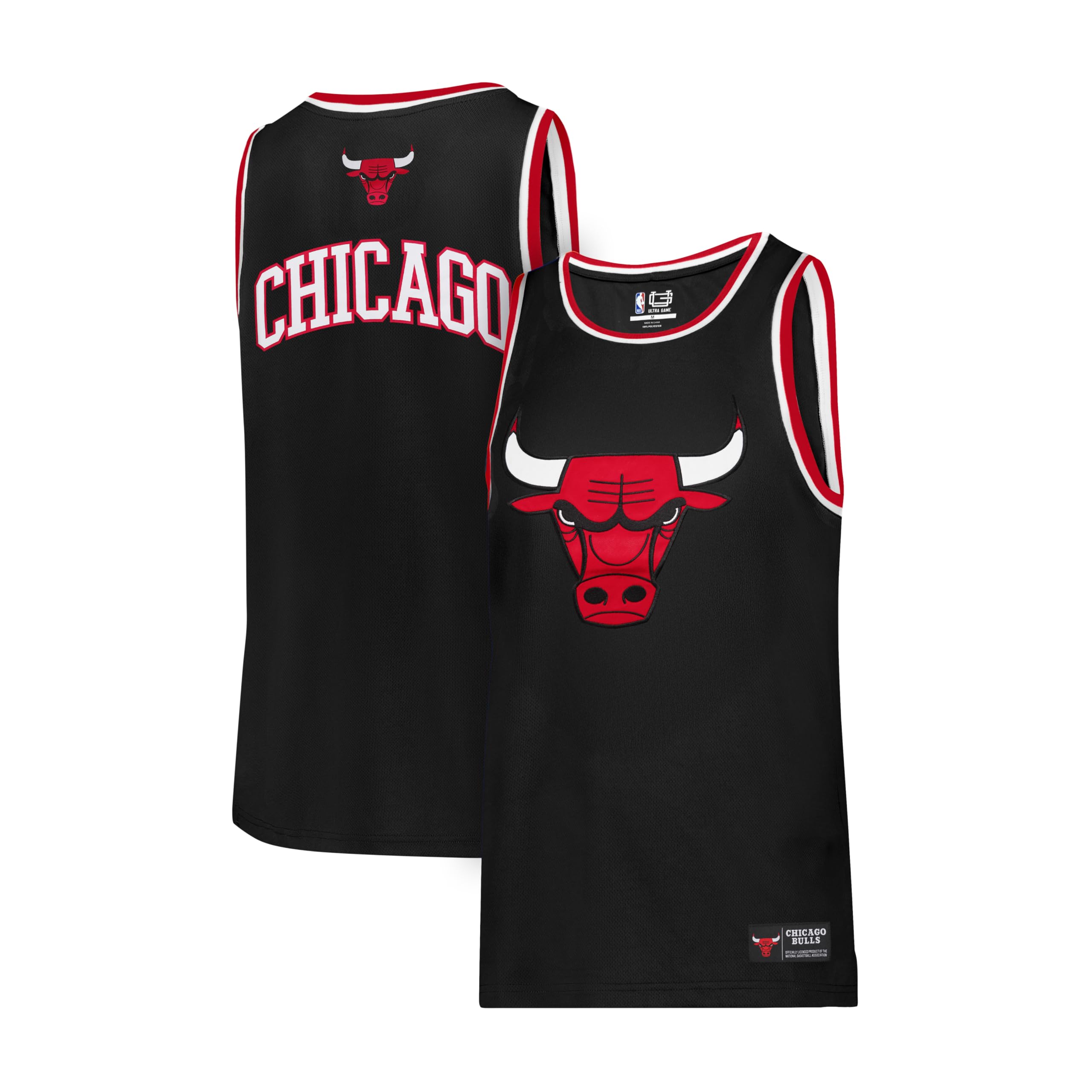 Ultra Game Men's NBA Official Tank Top Mesh Sleeveless Muscle T-Shirt