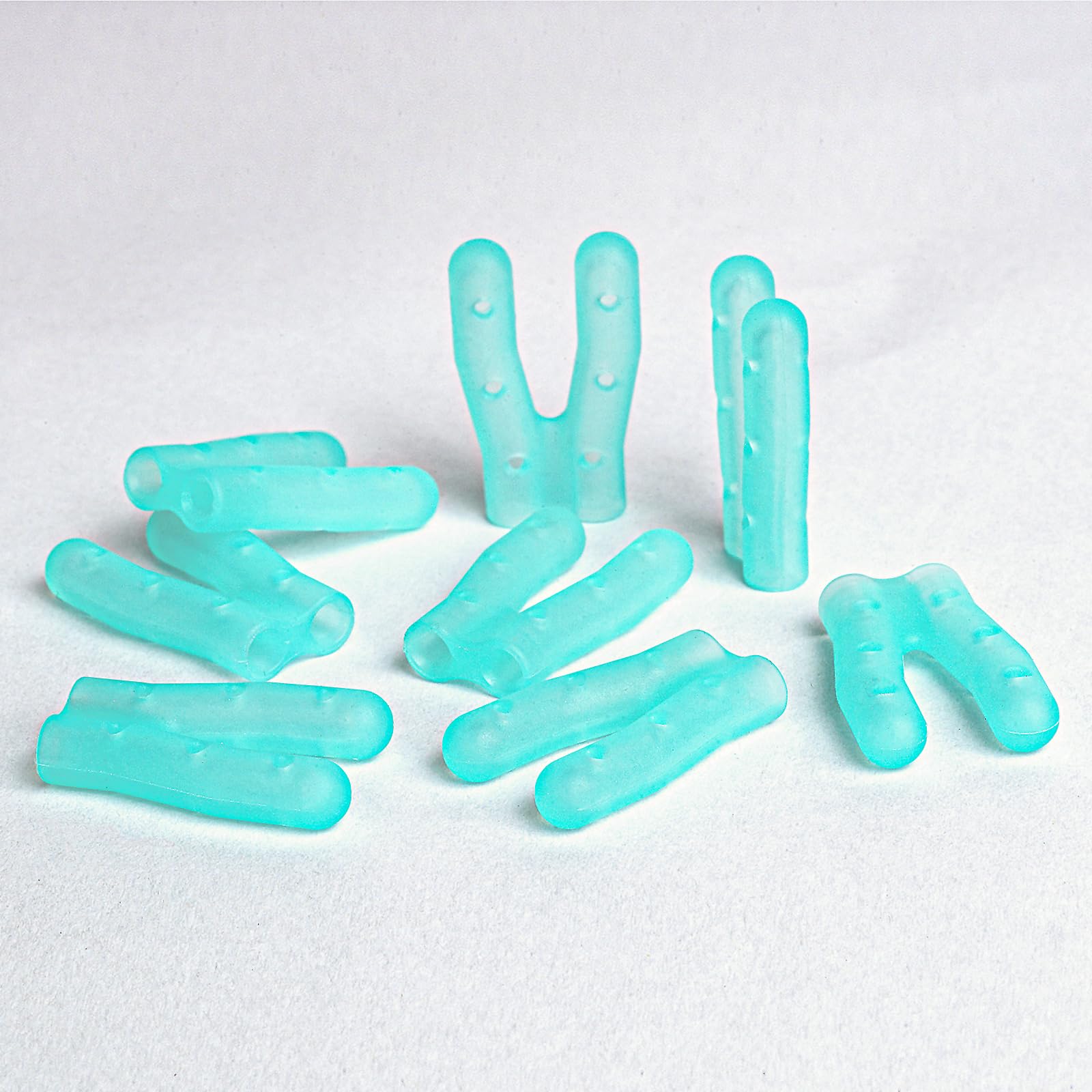 100PCS Surgical Instruments Protective Caps,Hemostat Tip Cap,Double Microforceps Tip Cap,Prevents Wear and Tear of Surgical Instruments,Avoiding Scratches from Instruments(3.18x25mm)