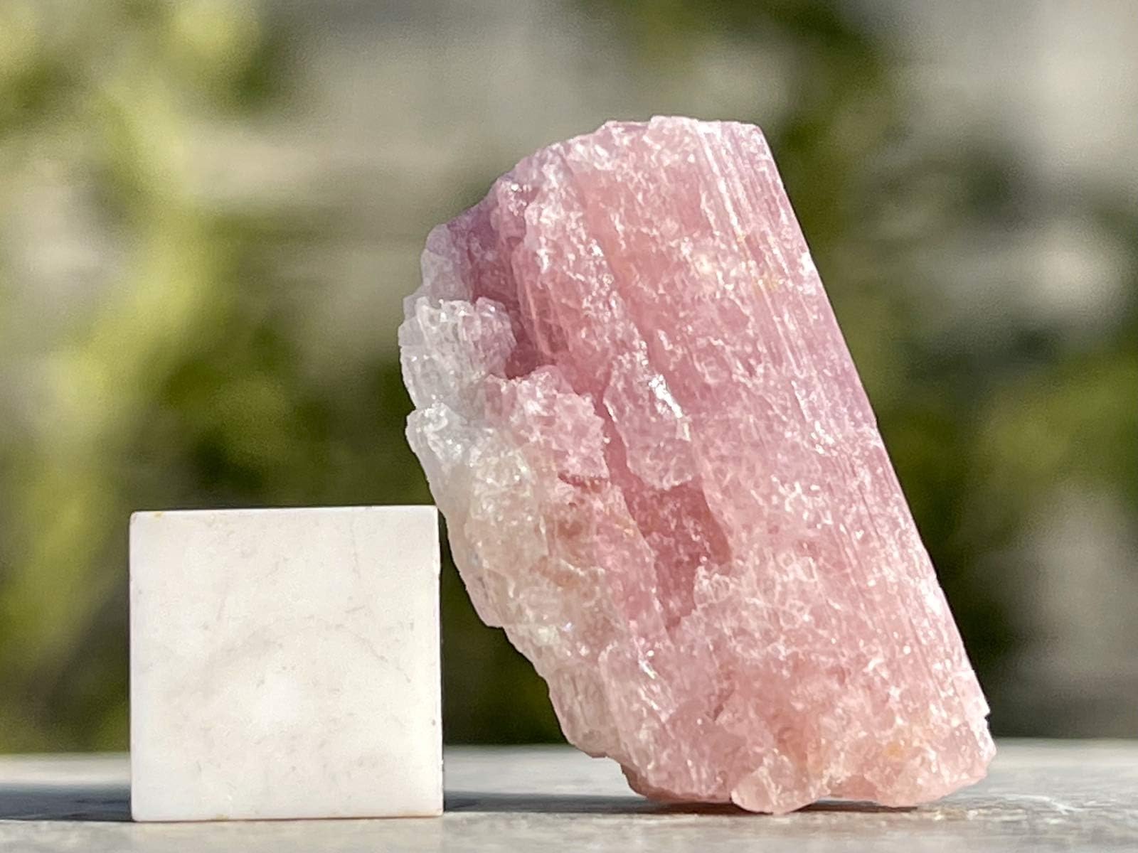 Rubelite, Healing Crystal Mineral Stone Specimen SilverGeo® Certified ✔️100% Genuine