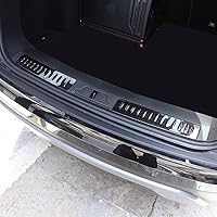 Vista 2 de Protector de parachoques trasero cepillado negro de acero inoxidable 304 para Land Rover Range Rover Velar 2017 2018 2019 Accesorios de coche