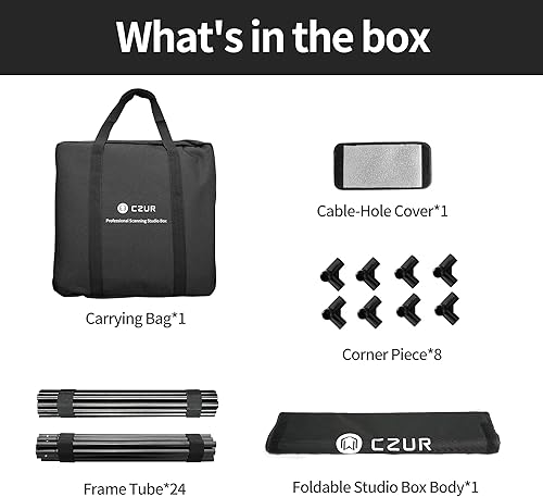 Miniatura 5 de CZUR Paquete de escáner de libros ET24 Pro y caja de estudio portátil