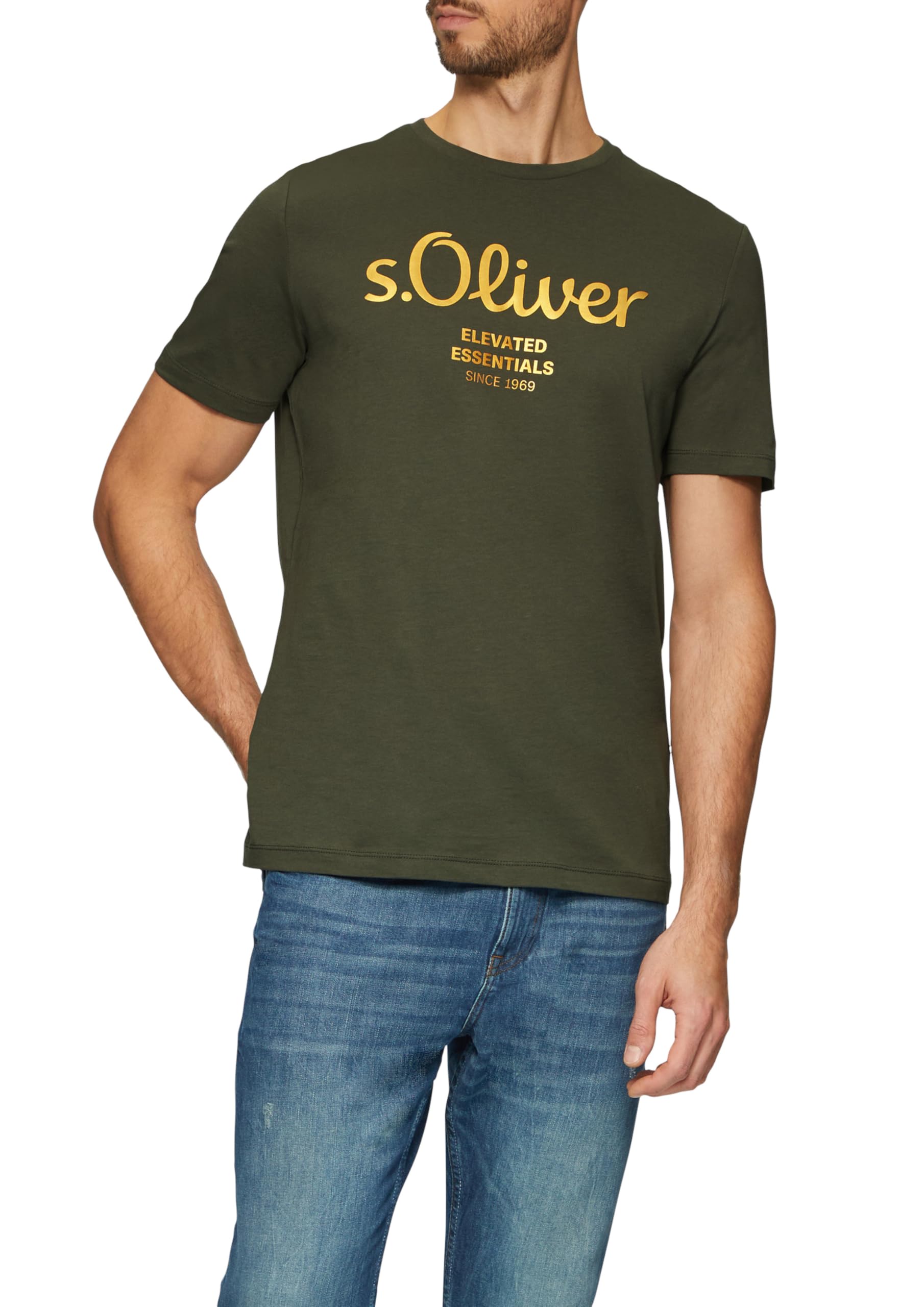 s.Oliver T-Shirt mit Logo-Print