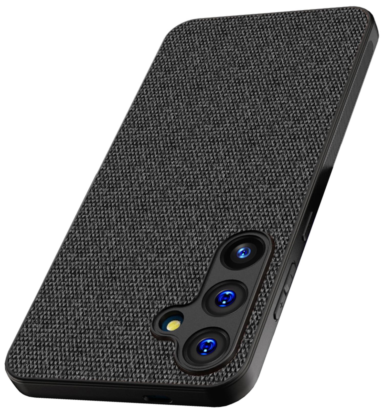 Kapa Soft Full Fabric Protective Back Case Cover for Samsung Galaxy S24 | Shockproof Slim Hard Anti Slip Back Case (Black) (B0CSF9SQ7D) Amazon Price History, Amazon Price Tracker