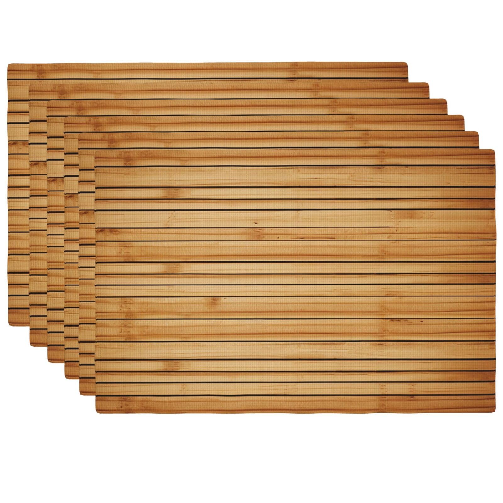Set de table en lin résistant à la chaleur et lavable, protection antitache