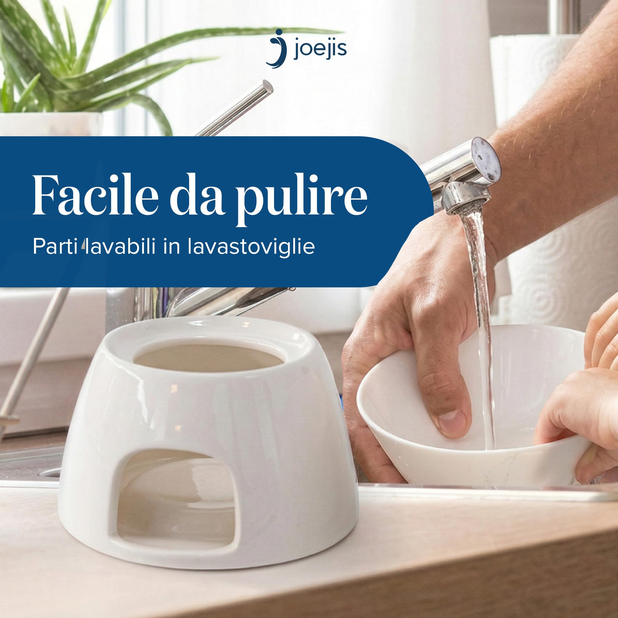 Ceramica Fonduta Set con Candela e Forchette - Set Regalo per Fonduta Riscaldato