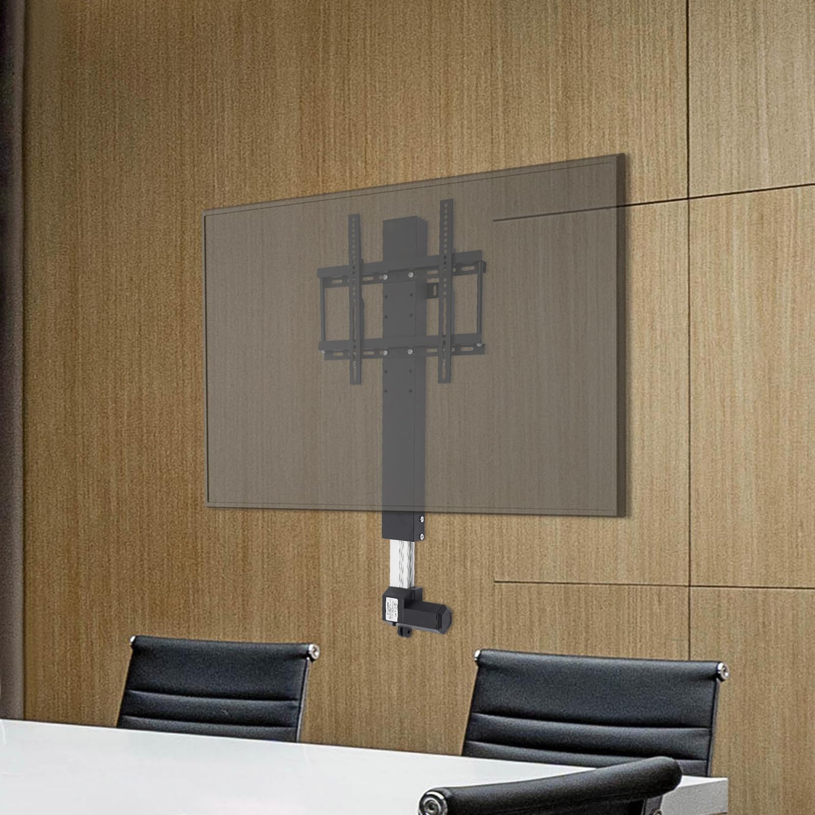 Elevador de TV eléctrico con mando a distancia, soporte de TV totalmente móvil, montado en la pared, resistente y duradero, fuerte capacidad de carga, fácil de limpiar, adecuado para el hogar, salón