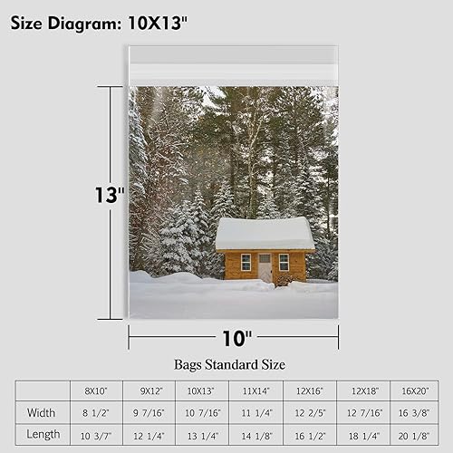 Miniatura 8 de Mat Board Center, paquete de 50 bolsas de almacenamiento de 16 38 pulgadas x 20 18 pulgadas, sin ácidos, para impresiones artísticas, imágenes,