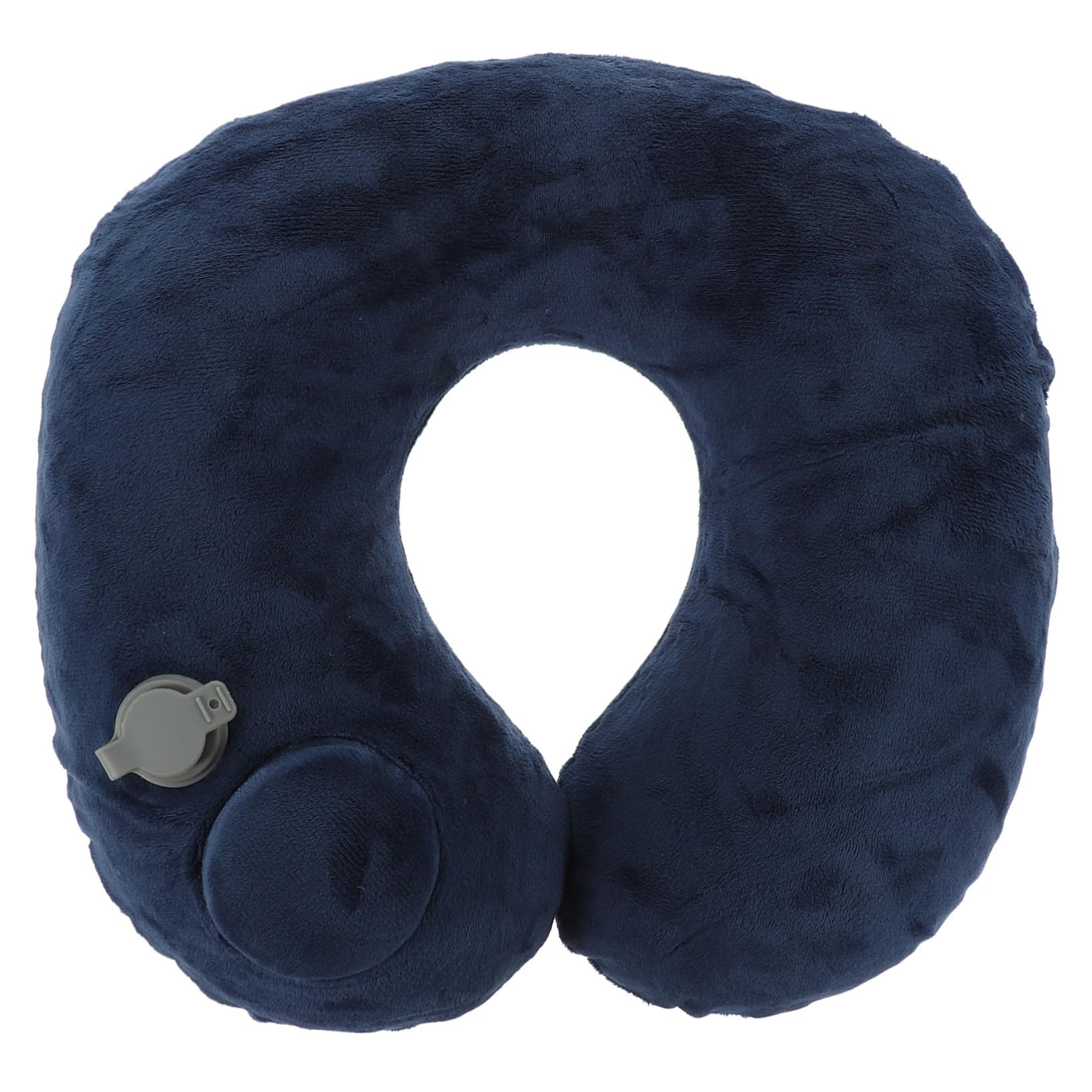 Zerodeko Almohada Flocada Cuello De Viaje Almohada De Viaje para El Cuello De Avión En Forma De u Cojín De e para El Cojín Inflable para El De Vuelo Blue