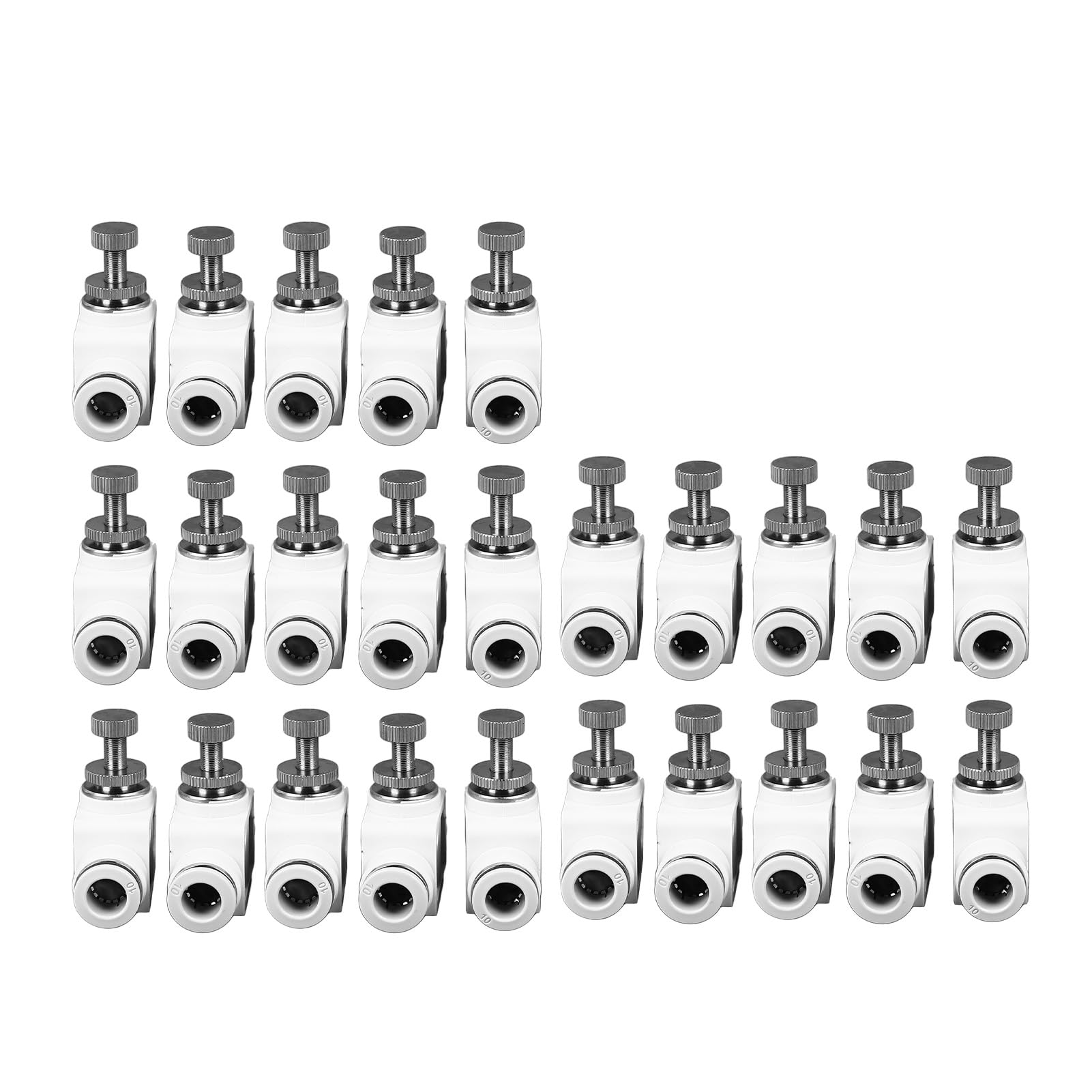 Oumefar Connettore Pneumatico Rapido Regolabile Diametro Esterno 10 Mm