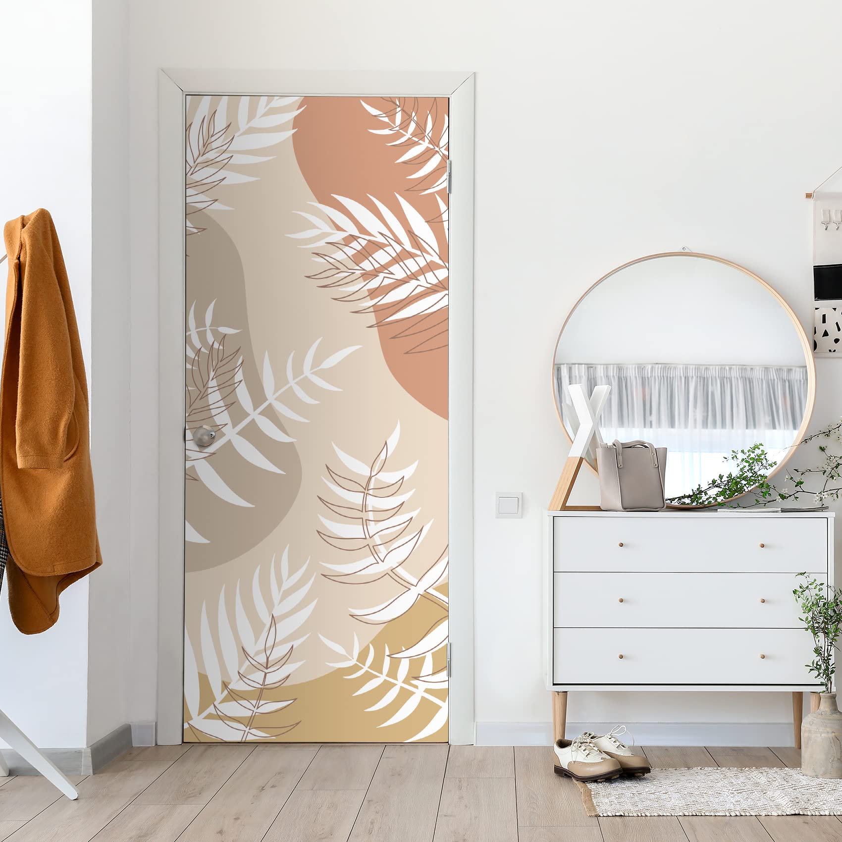 Finest Folia Adesivo per porta 90x200 cm, carta da parati per porta, poster per porta, pellicola per porta per soggiorno, camera dei bambini, cucina, adesivo per porta da bagno, adesivo autoadesivo