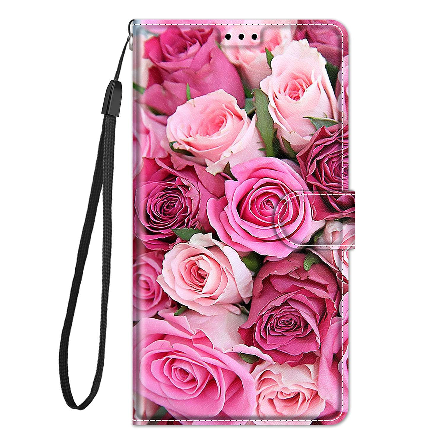 Cover Compatibile per Xiaomi Redmi Note 13 5G Silicone PU Pelle Portafoglio Libro Case Antiurto Bumper Motivo Magnetica Flip Protettiva Resistente Custodia (Gatto 1